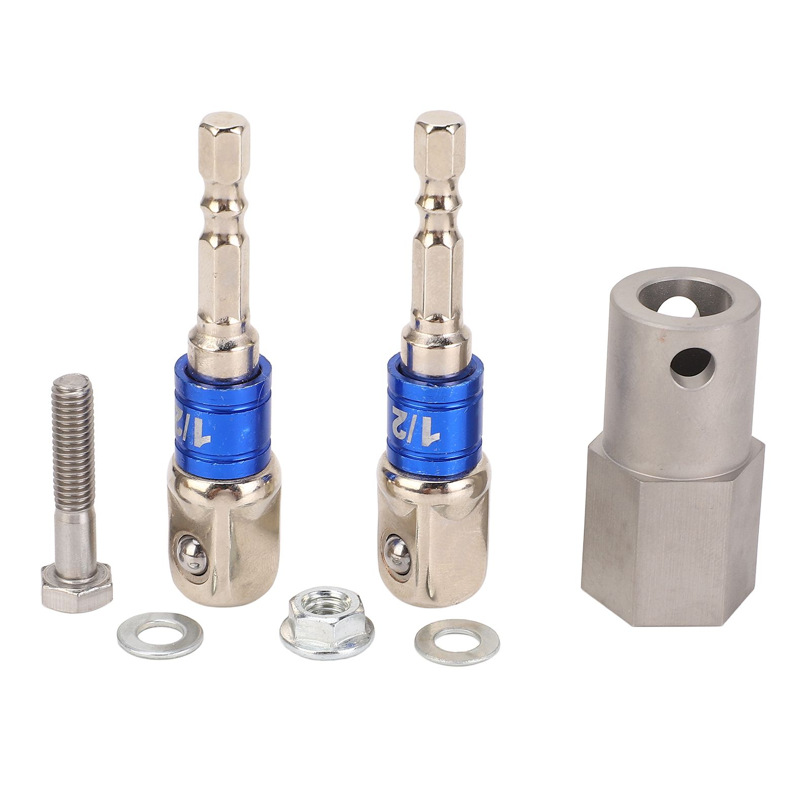 Stainless Steel Top Wind Trailer Jack Crank Handle Drill Adapter with 2 1/2 view 3