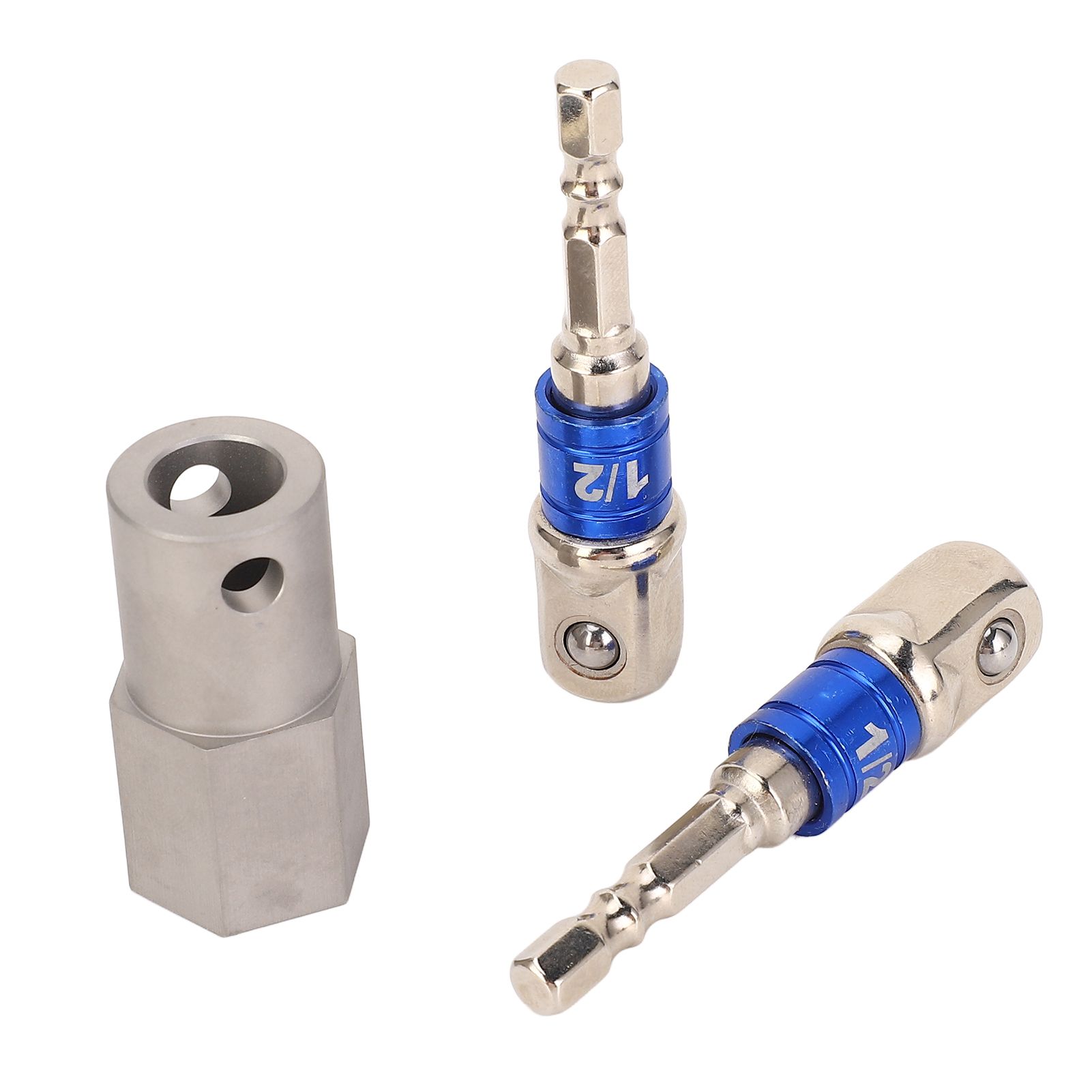 Stainless Steel Top Wind Trailer Jack Crank Handle Drill Adapter with 2 1/2 view 12