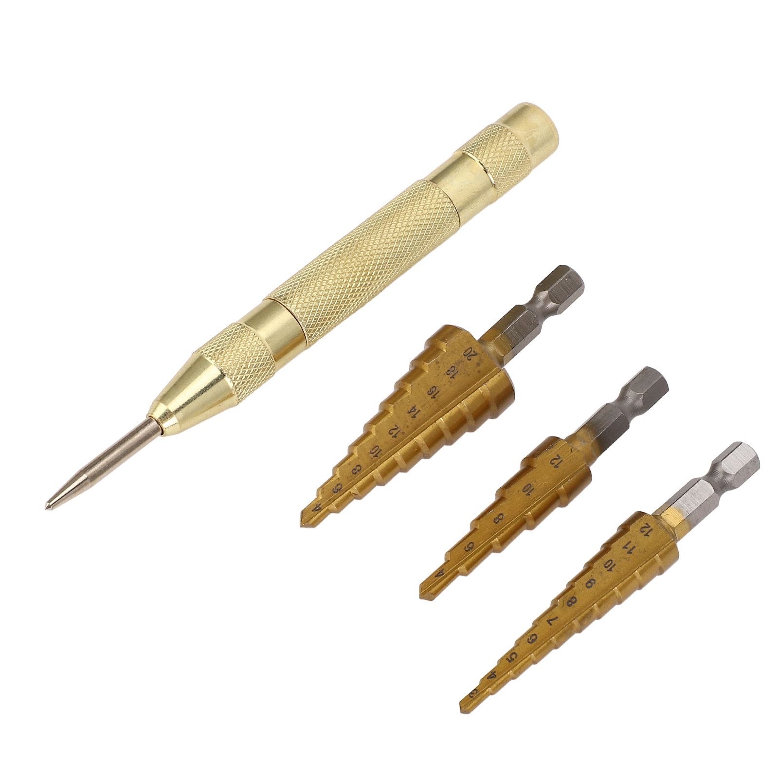 Step Drill Bit Set HSS Ti Alloy Secure Grip Double Groove Design view 10