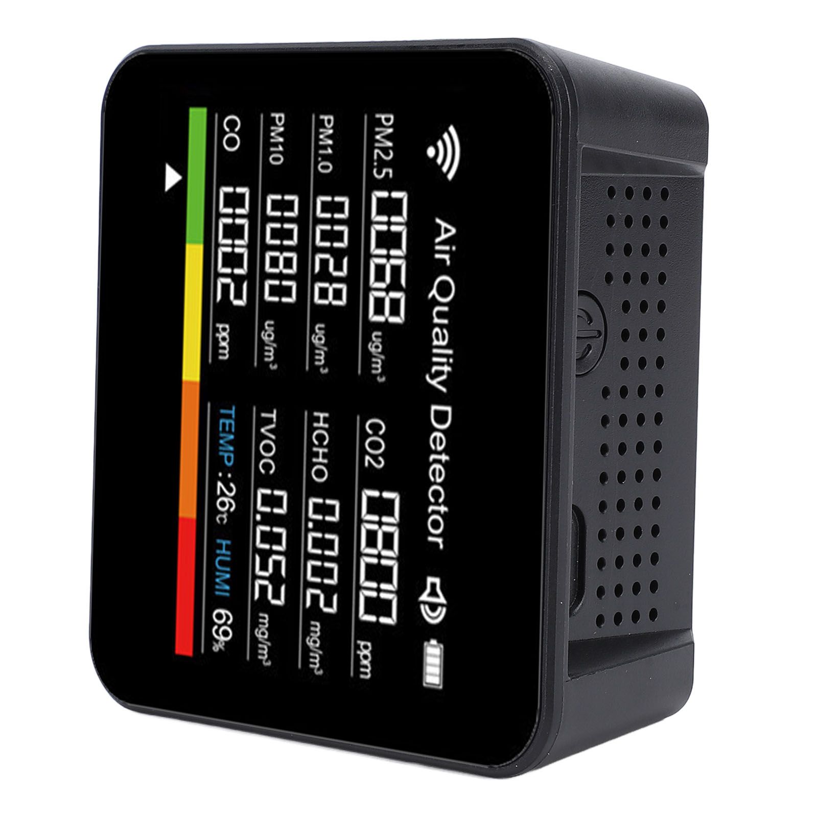 Smart Air Quality Meter 14 in 1 HCHO PM2.5 VOC Temperature Humidity Detector view 8