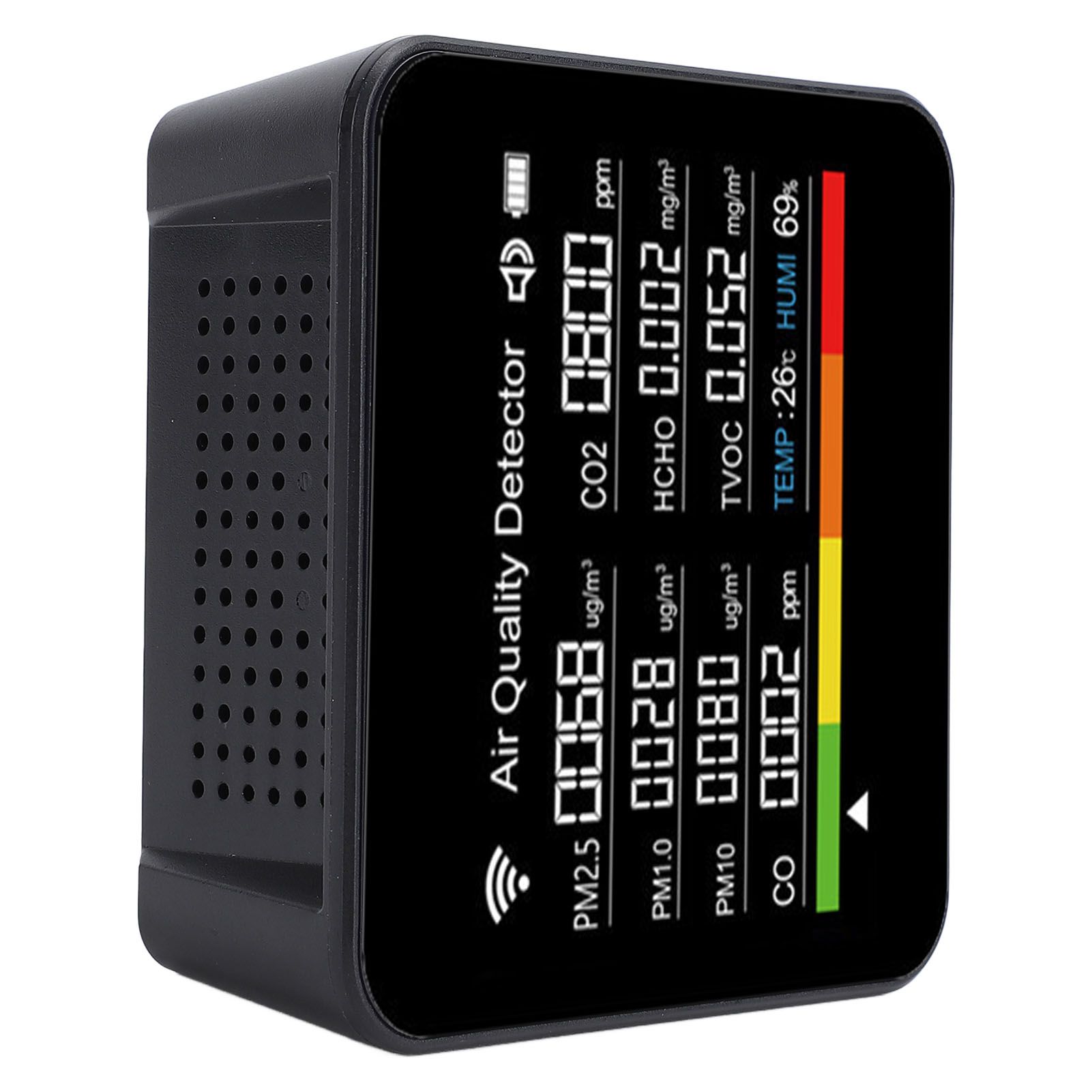 Smart Air Quality Meter 14 in 1 HCHO PM2.5 VOC Temperature Humidity Detector view 9