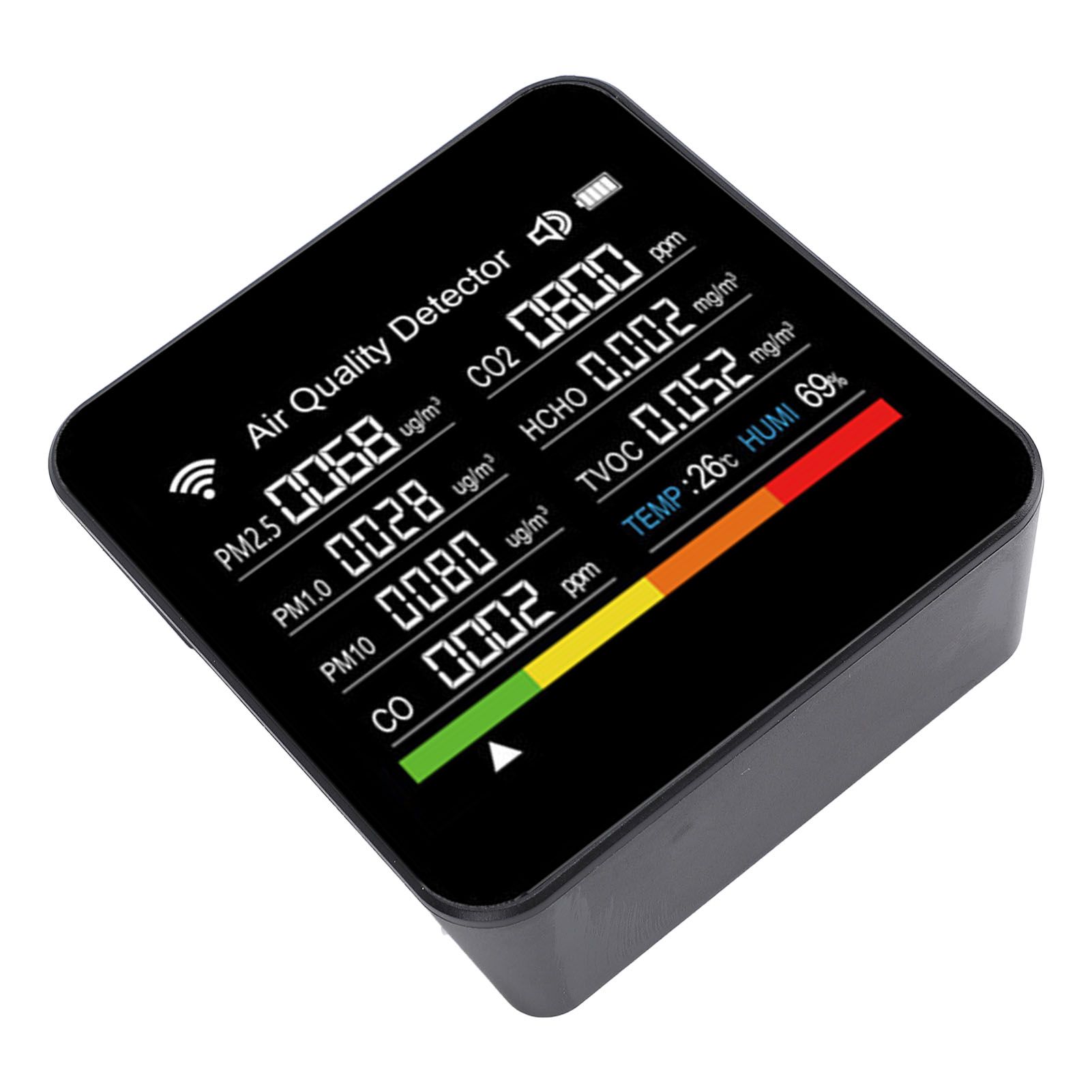 Smart Air Quality Meter 14 in 1 HCHO PM2.5 VOC Temperature Humidity Detector view 11