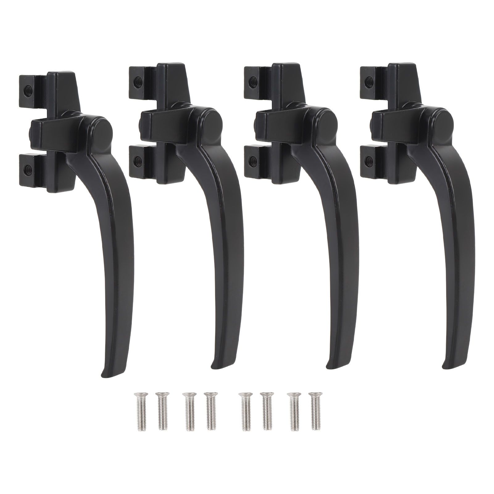 4PCS Window Handle Aluminum Alloy Window Handle Lock for Internal and External view 3