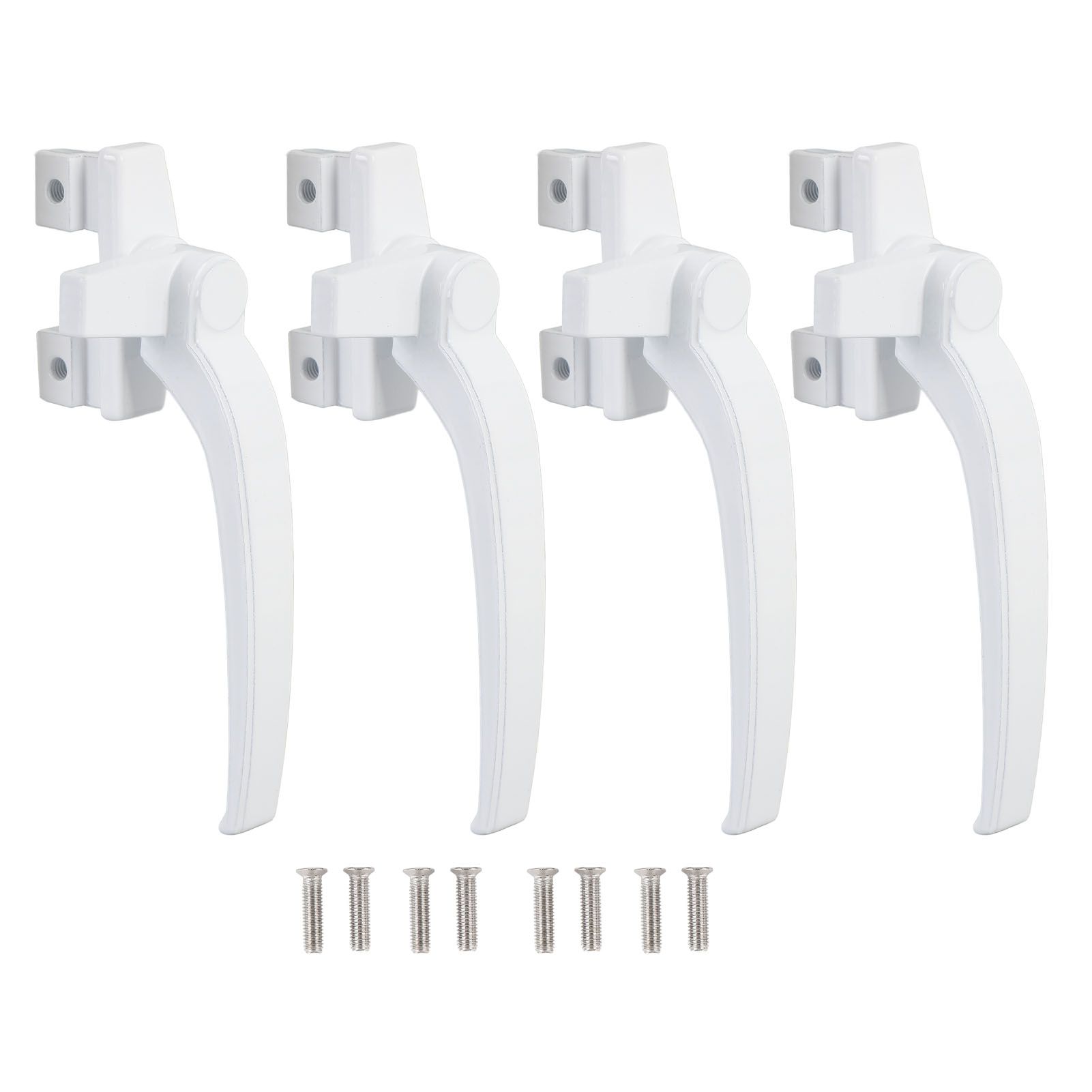 4PCS Window Handle Aluminum Alloy Window Handle Lock for Internal and External view 3