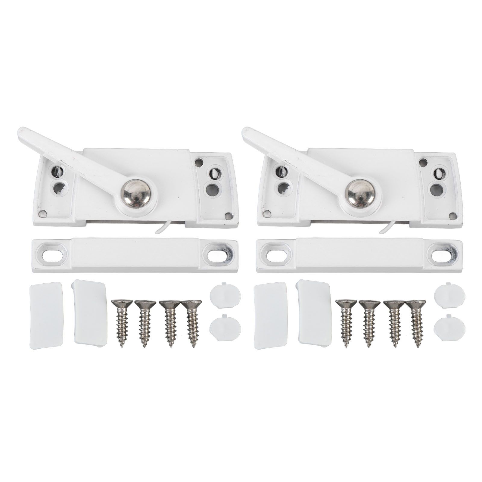 2 Set Sliding Window Sash Lock Zinc Alloy Aluminum Alloy Cam Type Casement view 3
