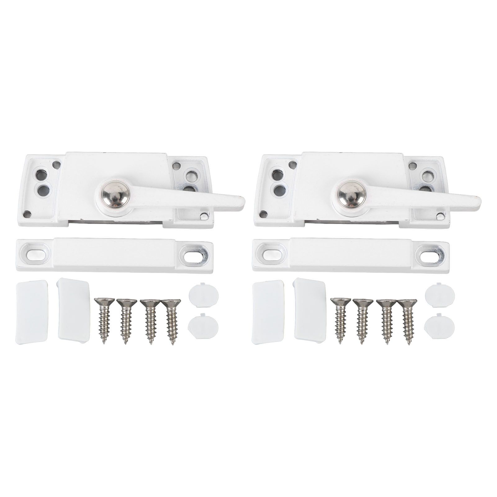 2 Set Sliding Window Sash Lock Zinc Alloy Aluminum Alloy Cam Type Casement view 3