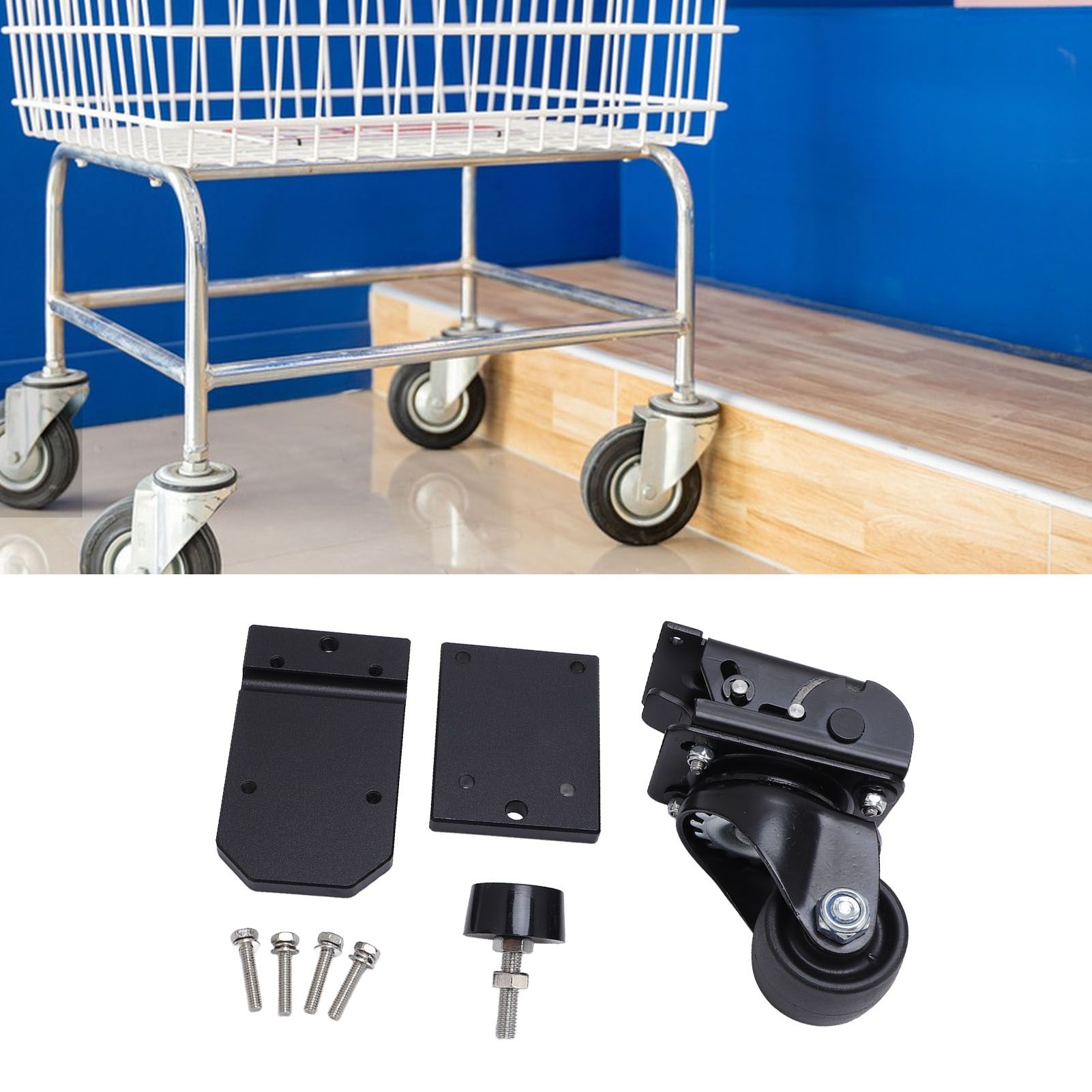 Packout Caster Wheel Kit Portable Front Steel Construction Rolling Tool Box view 11