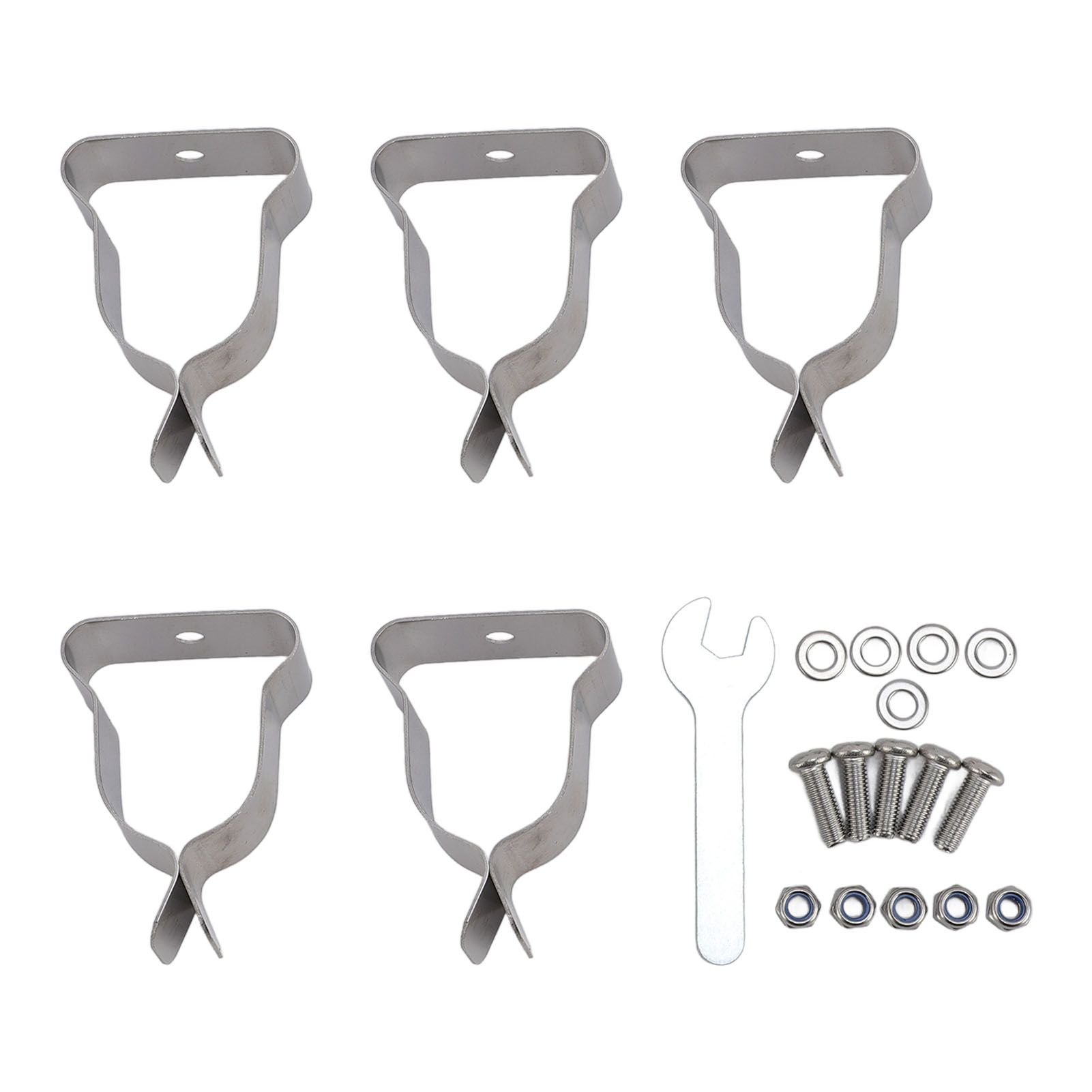 Window Well Cover Spring Clamp Heavy Duty Cold Rolled Steel Zinc Plated Window view 3