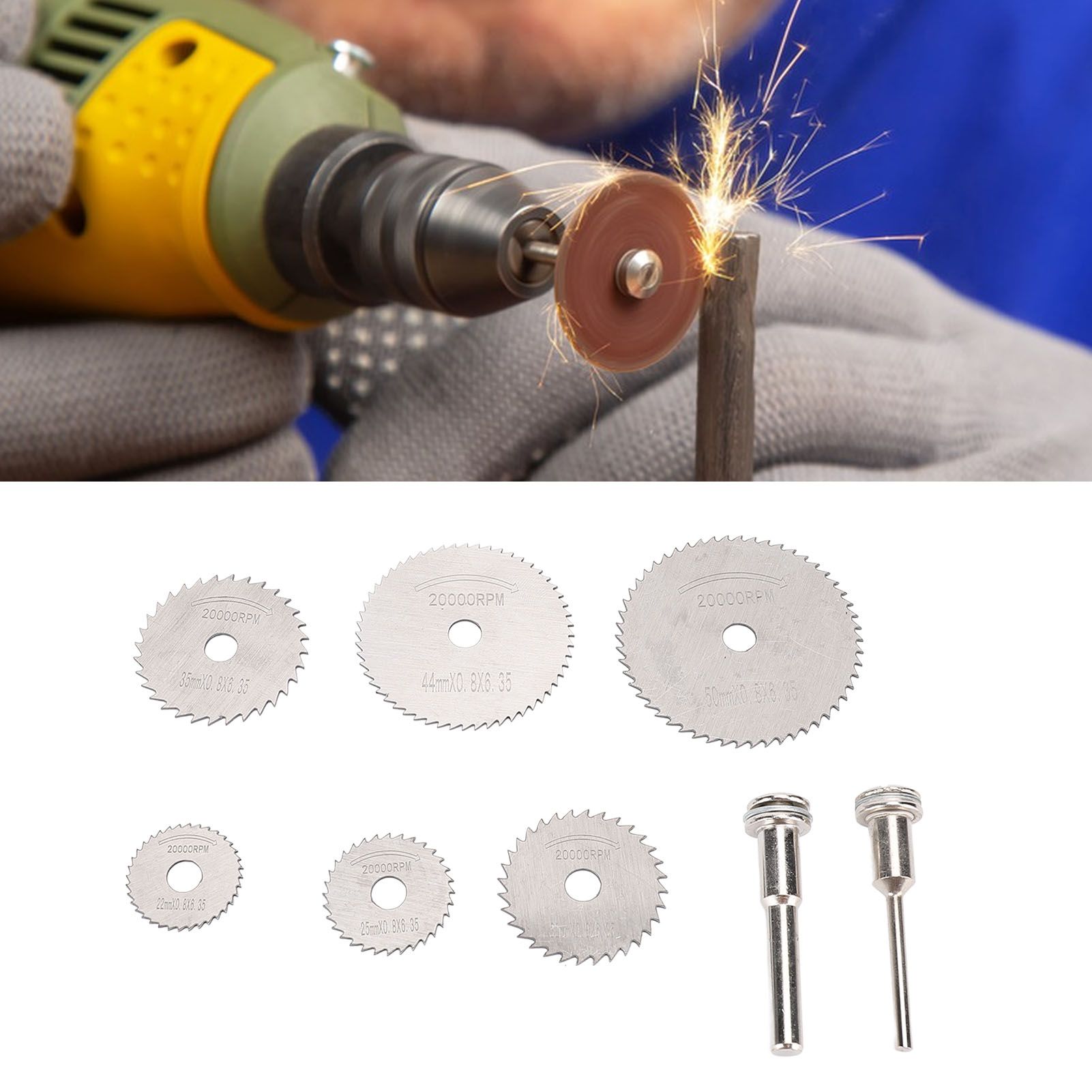 Rotary Tool Cutting Wheel Set HSS Circular Saw Blades Diamond Cutting Wheels view 11