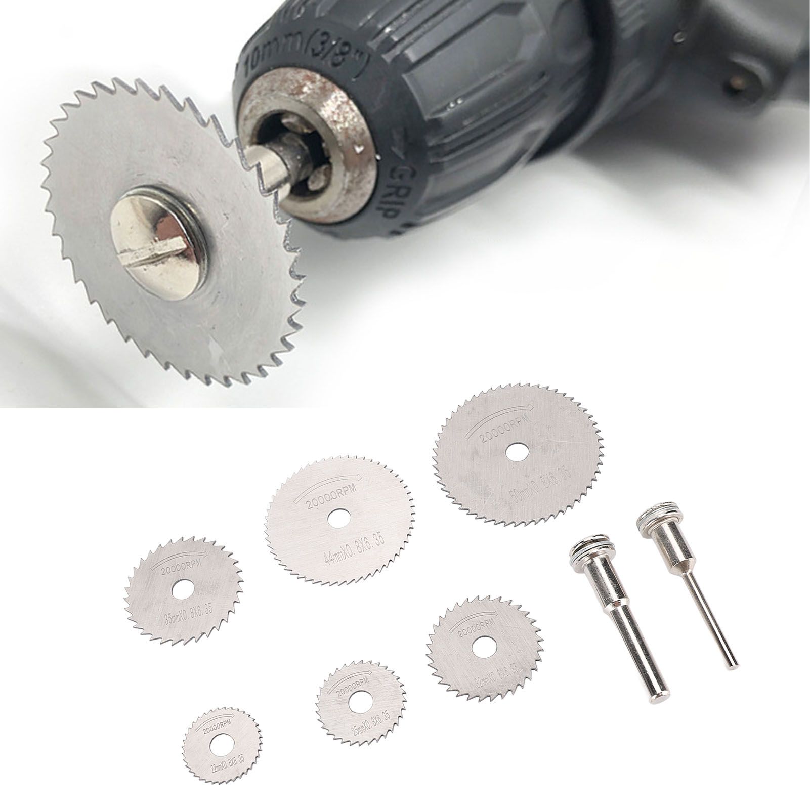 Rotary Tool Cutting Wheel Set HSS Circular Saw Blades Diamond Cutting Wheels view 12