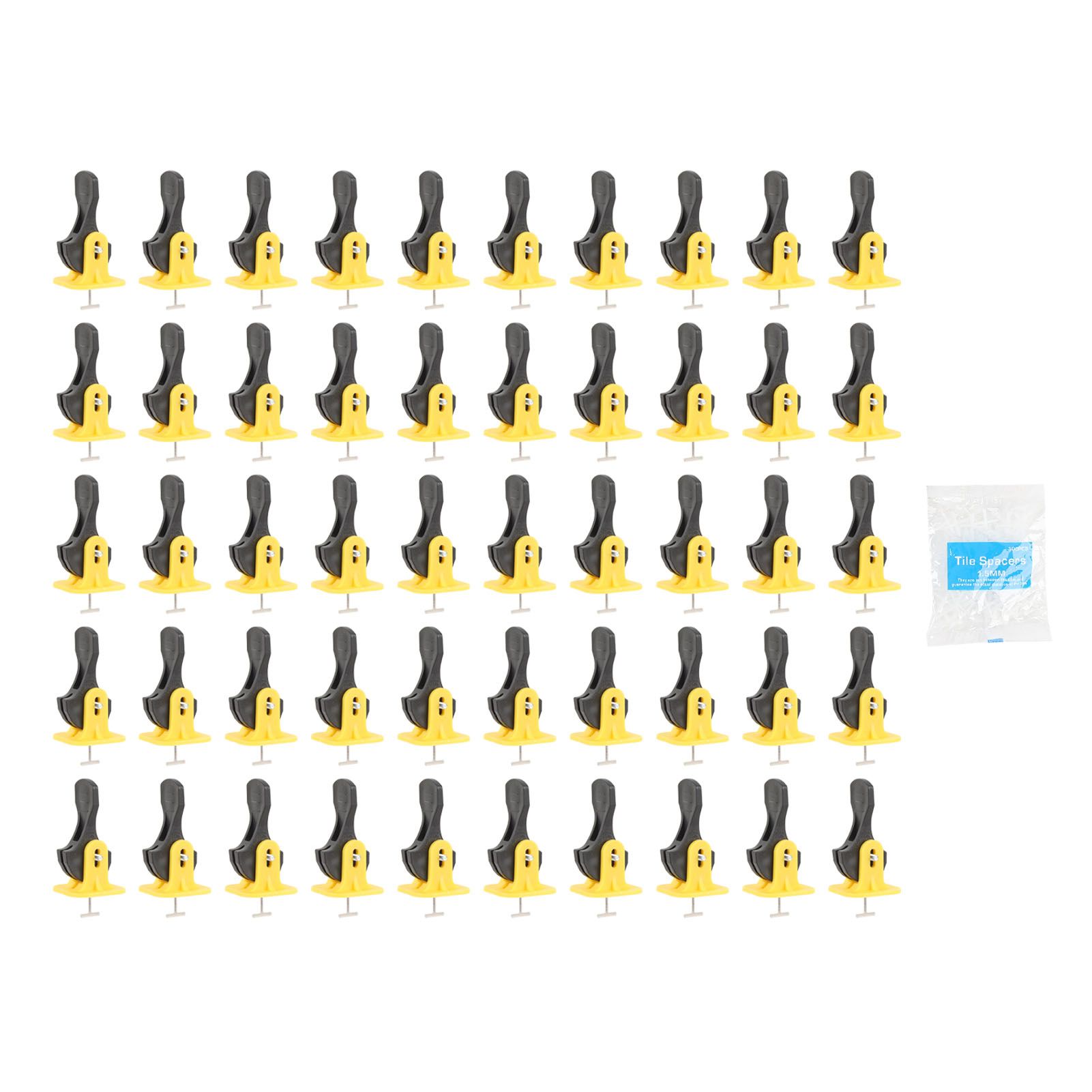 50 Pcs Tile Leveling System Kit High Efficiency Easy to Use Portable Floor view 2