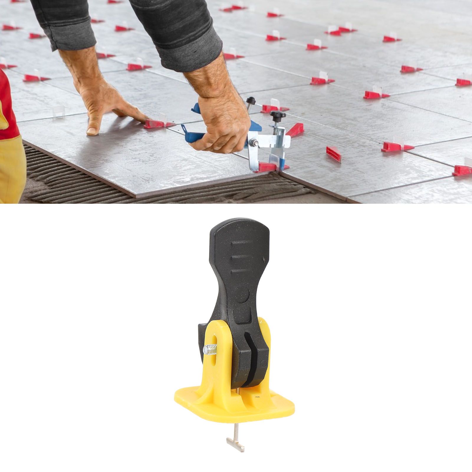 50 Pcs Tile Leveling System Kit High Efficiency Easy to Use Portable Floor view 11