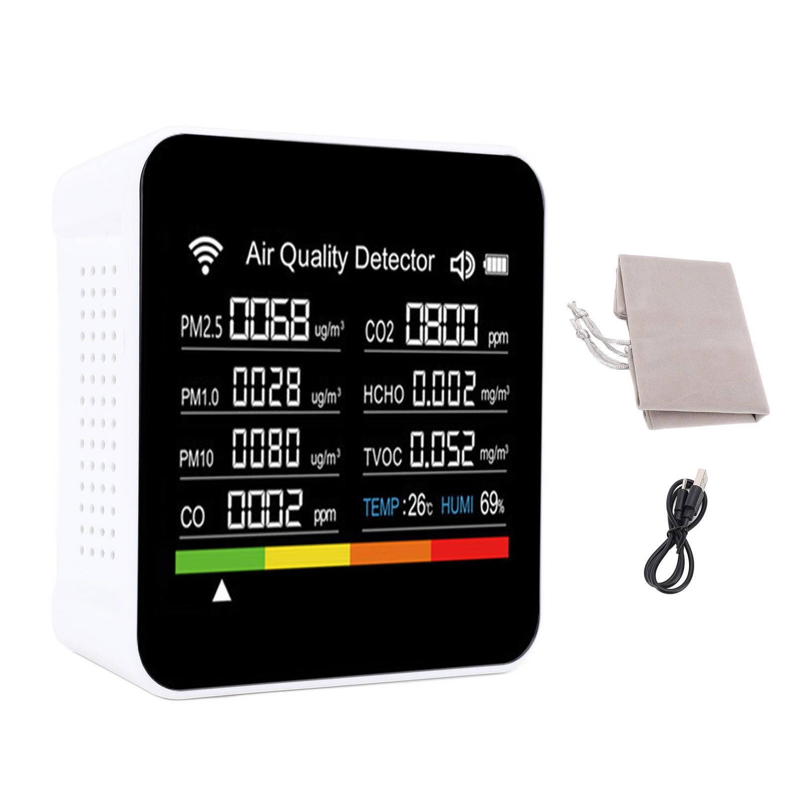 Air Quality Detector for Tuya 14 in 1 Professional Indoor Air Quality Meter view 3