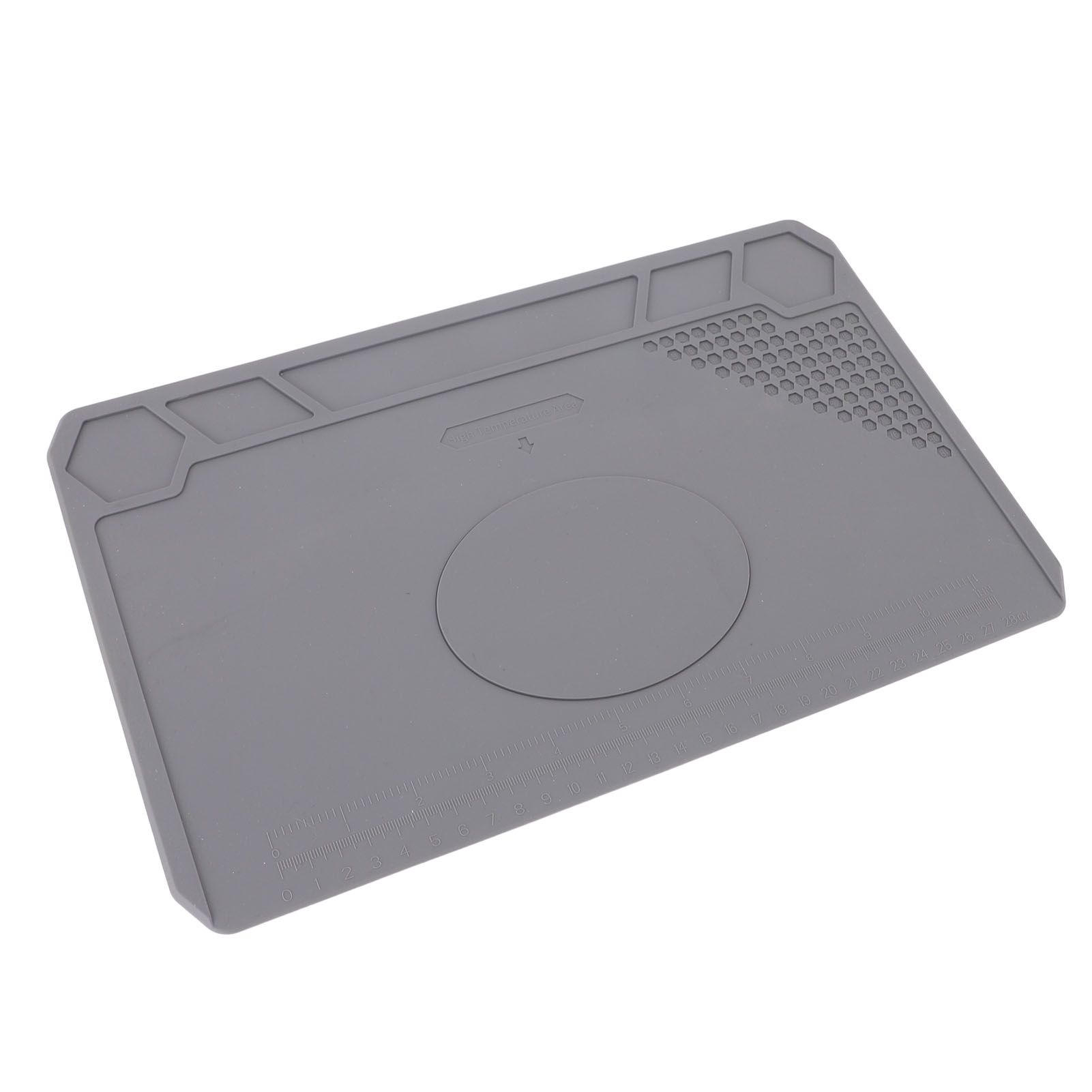 Heat Insulation Silicone Repair Mat with Scale Ruler 81 Screw Positions Anti view 6