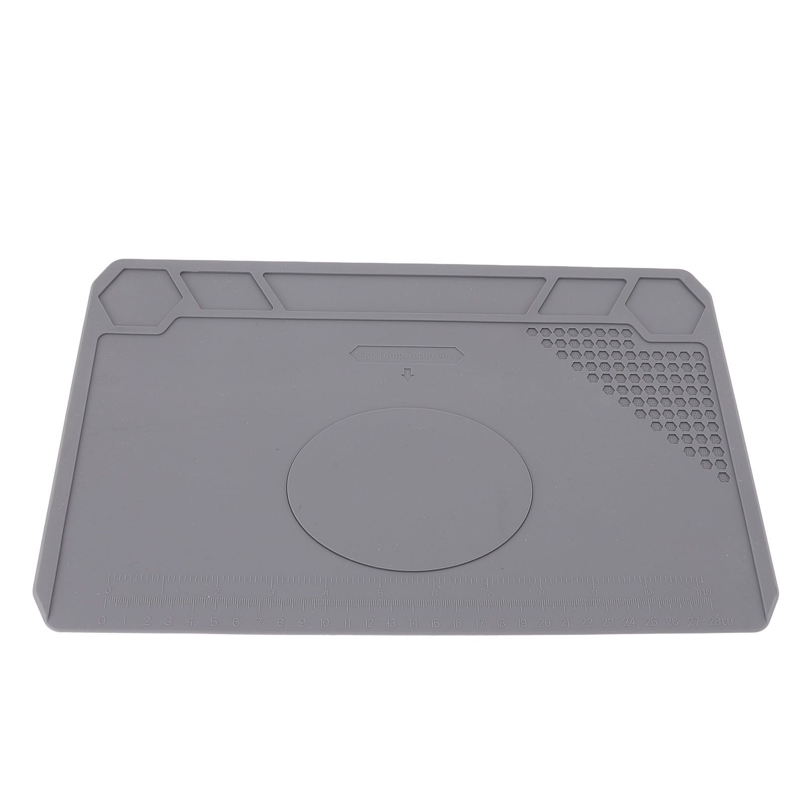 Heat Insulation Silicone Repair Mat with Scale Ruler 81 Screw Positions Anti view 12