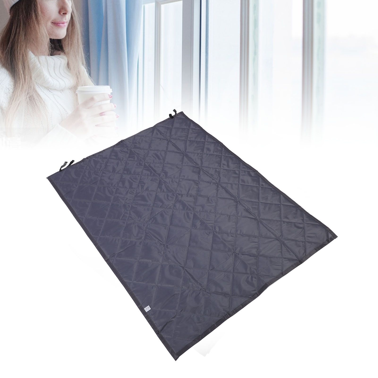 Insulated Window Cover 3 Layer Oxford Fabric Cotton Filled Anti Freeze Winter view 11
