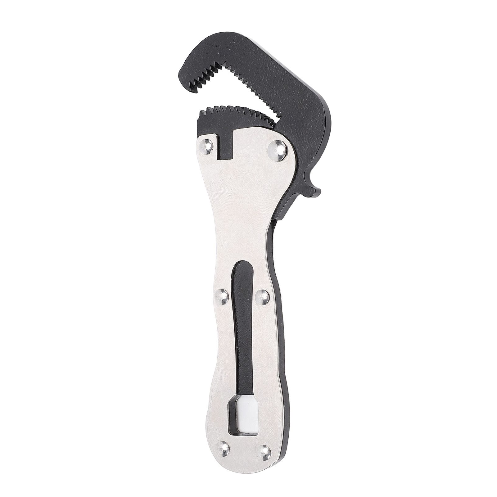 Auto Adjusting Pipe Wrench Steel Compact Ergonomic Handle Multifunctional for view 9