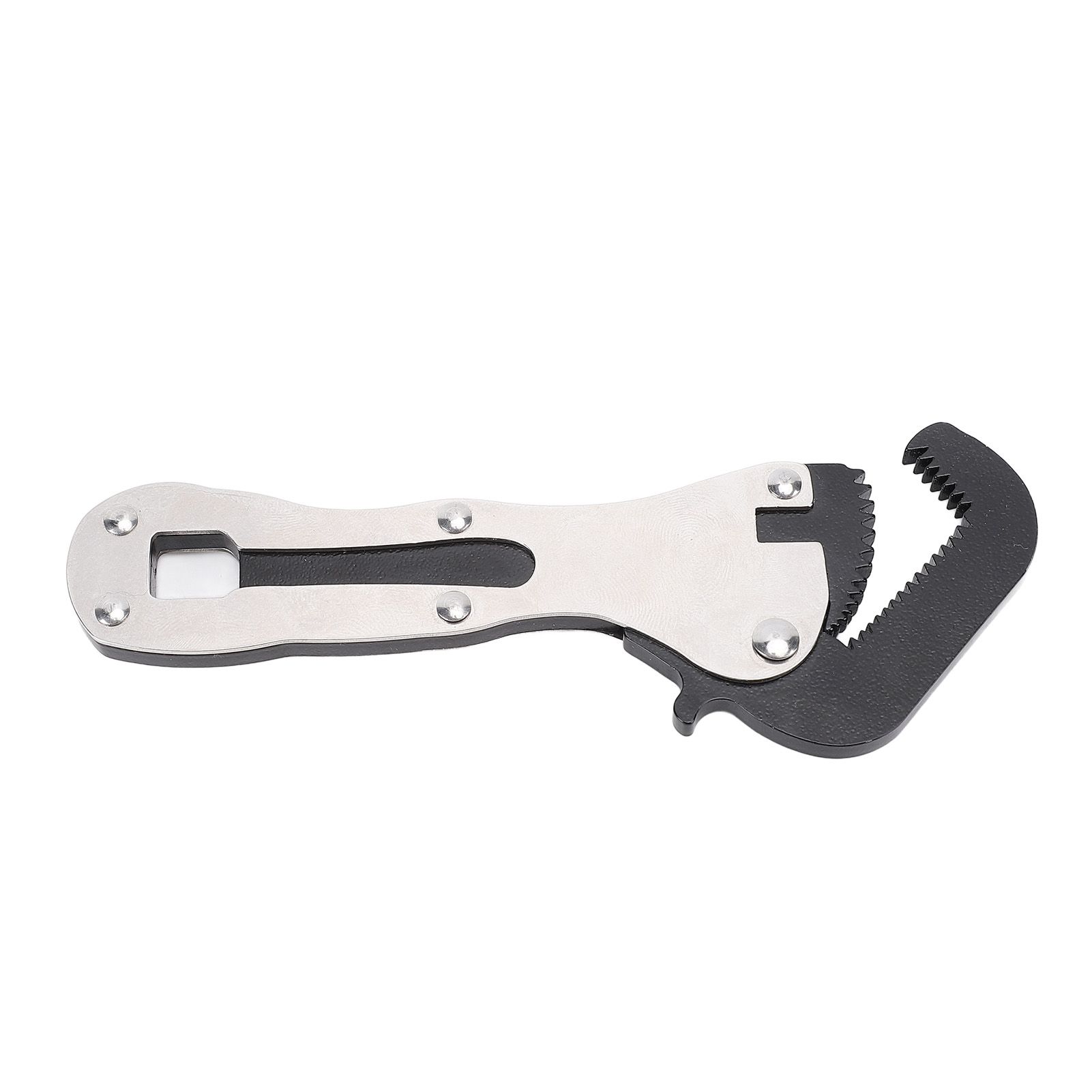 Auto Adjusting Pipe Wrench Steel Compact Ergonomic Handle Multifunctional for view 10