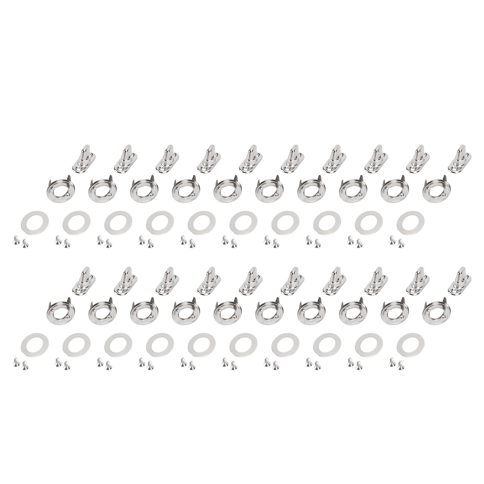Twist Lock Fasteners Turn Button Eyelet and Stud Mounting Screws for Canvas — image 1