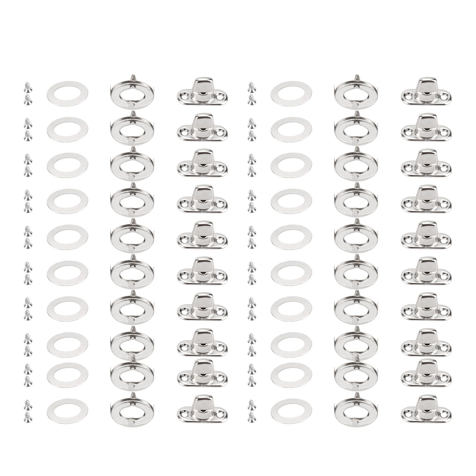 Twist Lock Fasteners Turn Button Eyelet and Stud Mounting Screws for Canvas view 3
