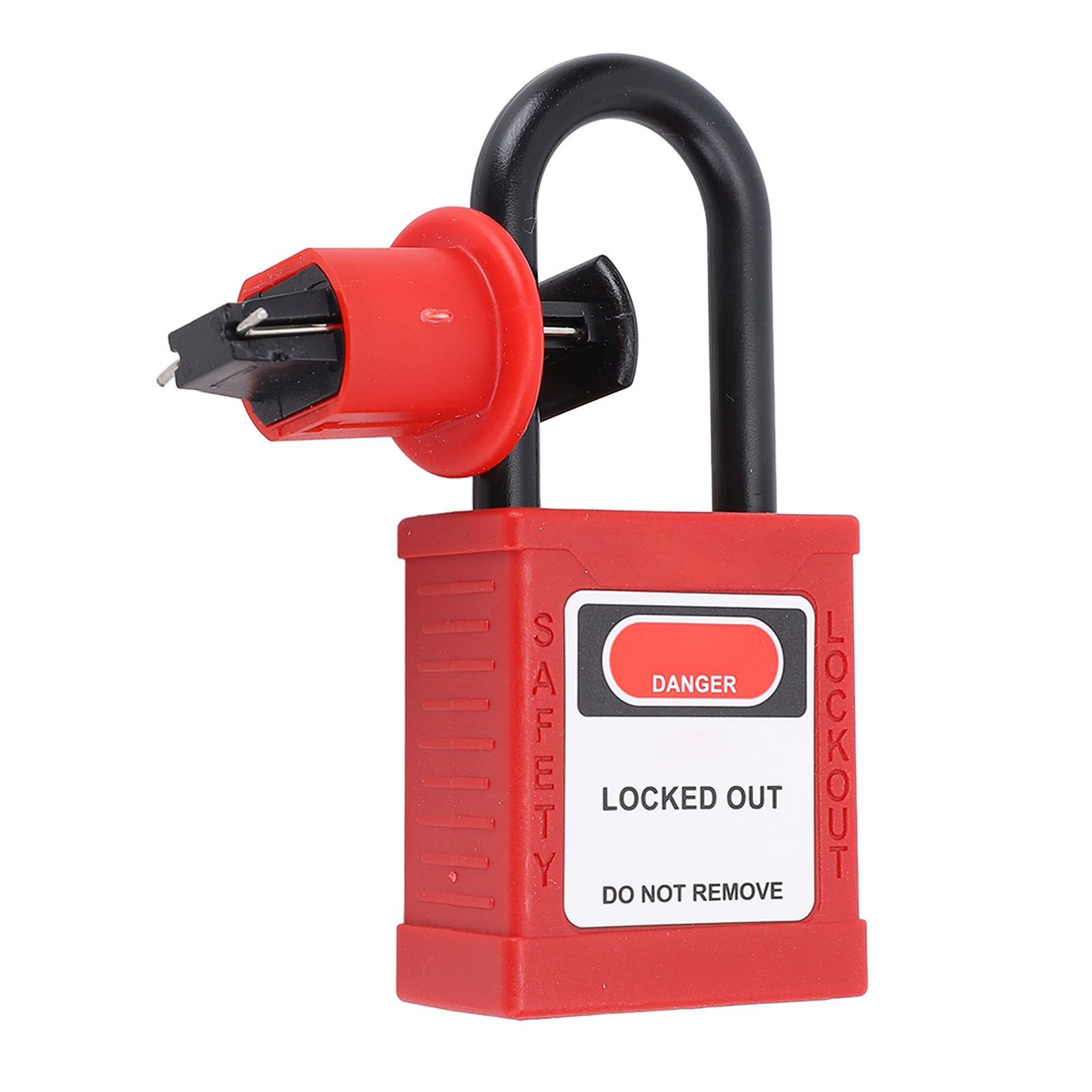 Miniature Circuit Breaker Lockout Breaker Switch Lock with Padlock and 2 Keys view 3