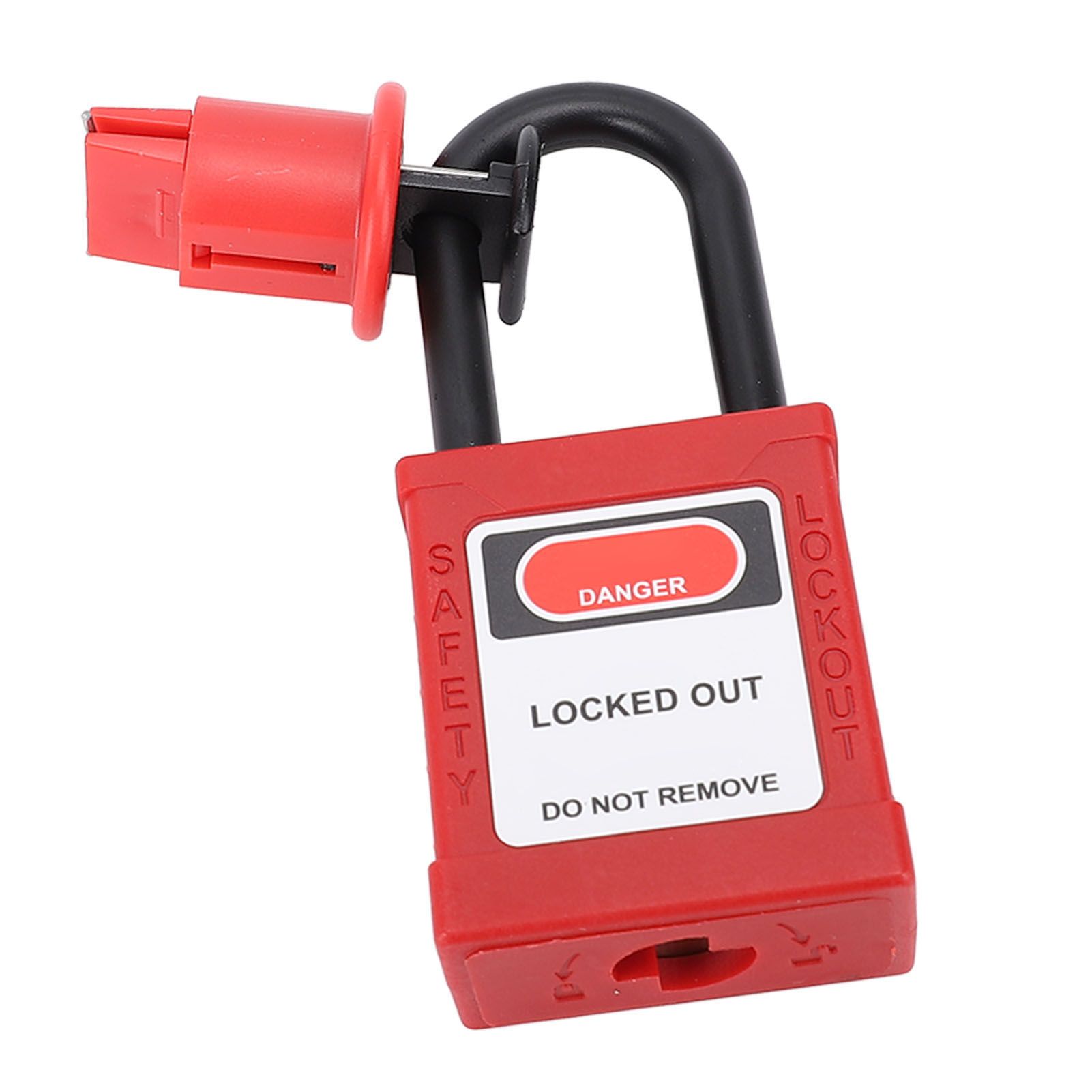 Lockout Tagout Lock with Key Nylon Stainless Steel 1P 2P 3P 4P Circuit Breaker