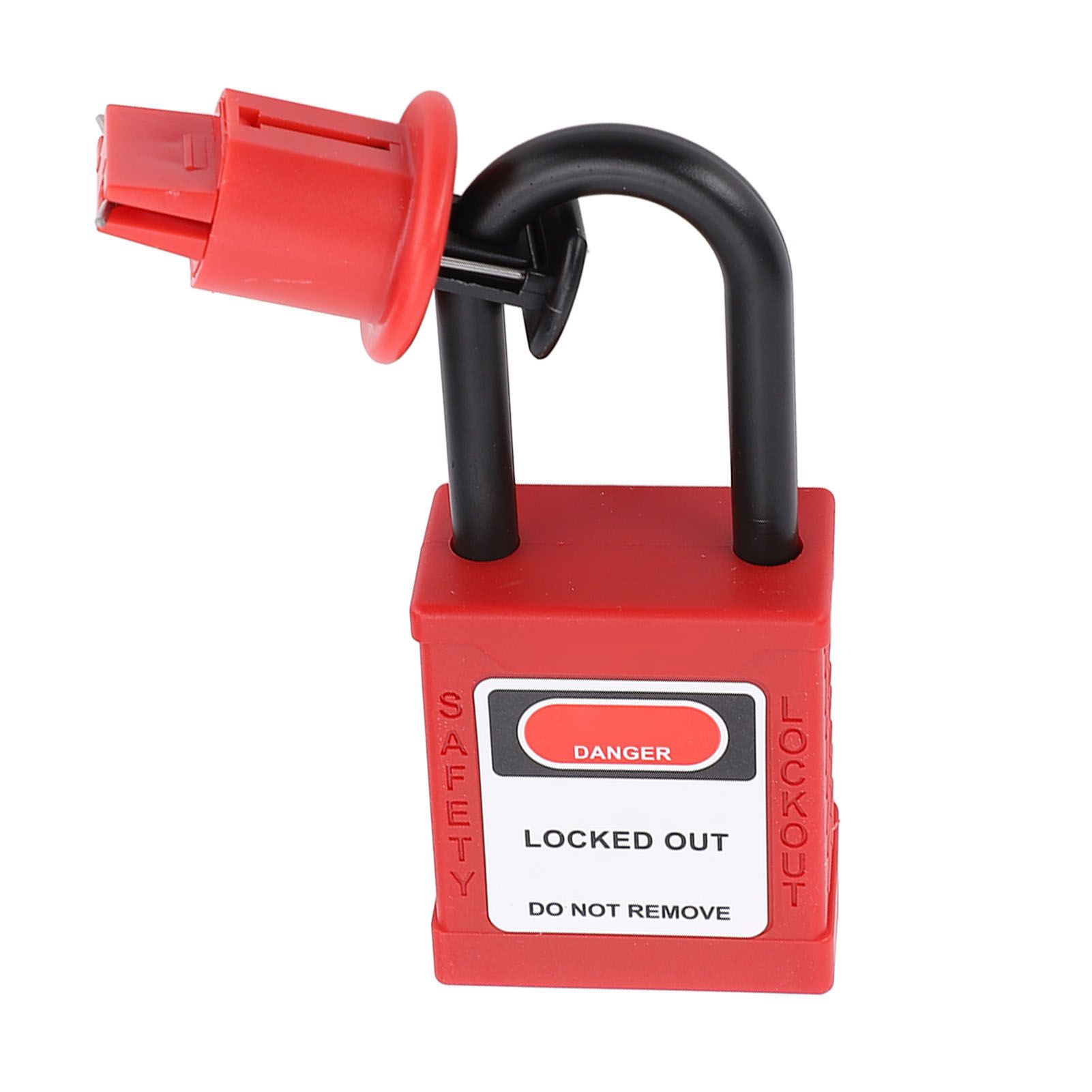 Lockout Tagout Lock with Key Nylon Stainless Steel 1P 2P 3P 4P Circuit Breaker view 5