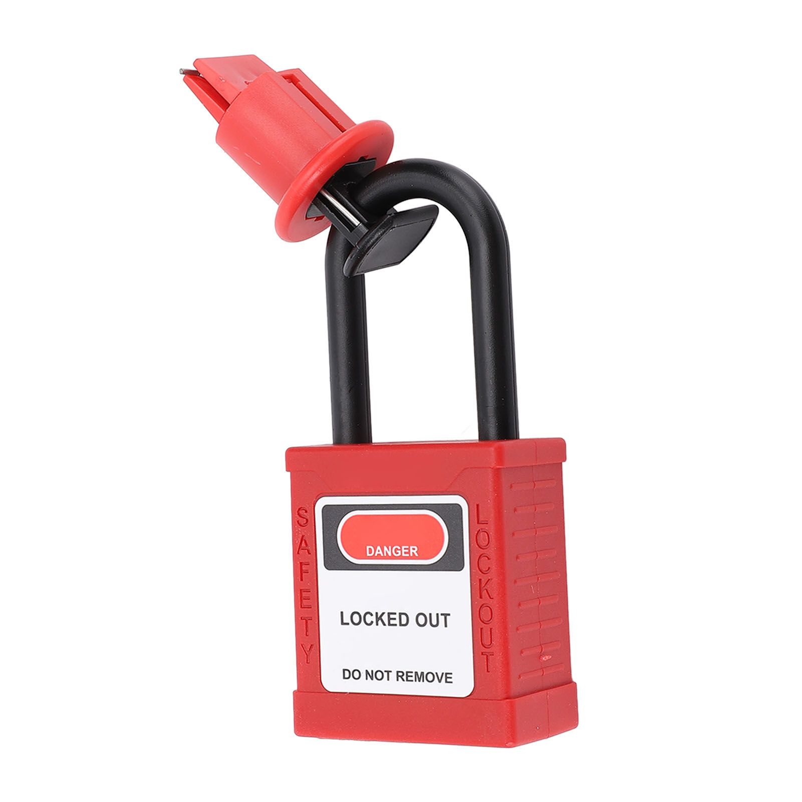 Lockout Tagout Lock with Key Nylon Stainless Steel 1P 2P 3P 4P Circuit Breaker view 7