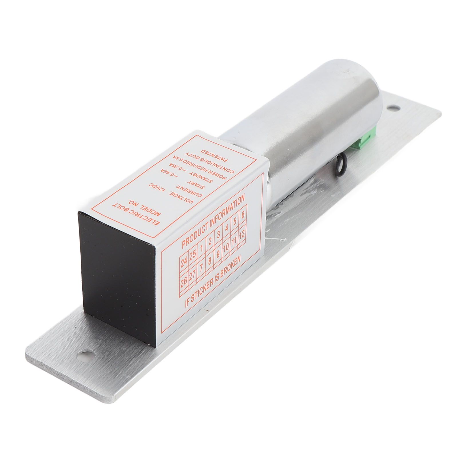 12V Electric Drop Bolt Lock Aluminum Stainless Steel Magnetic Self Locking view 4
