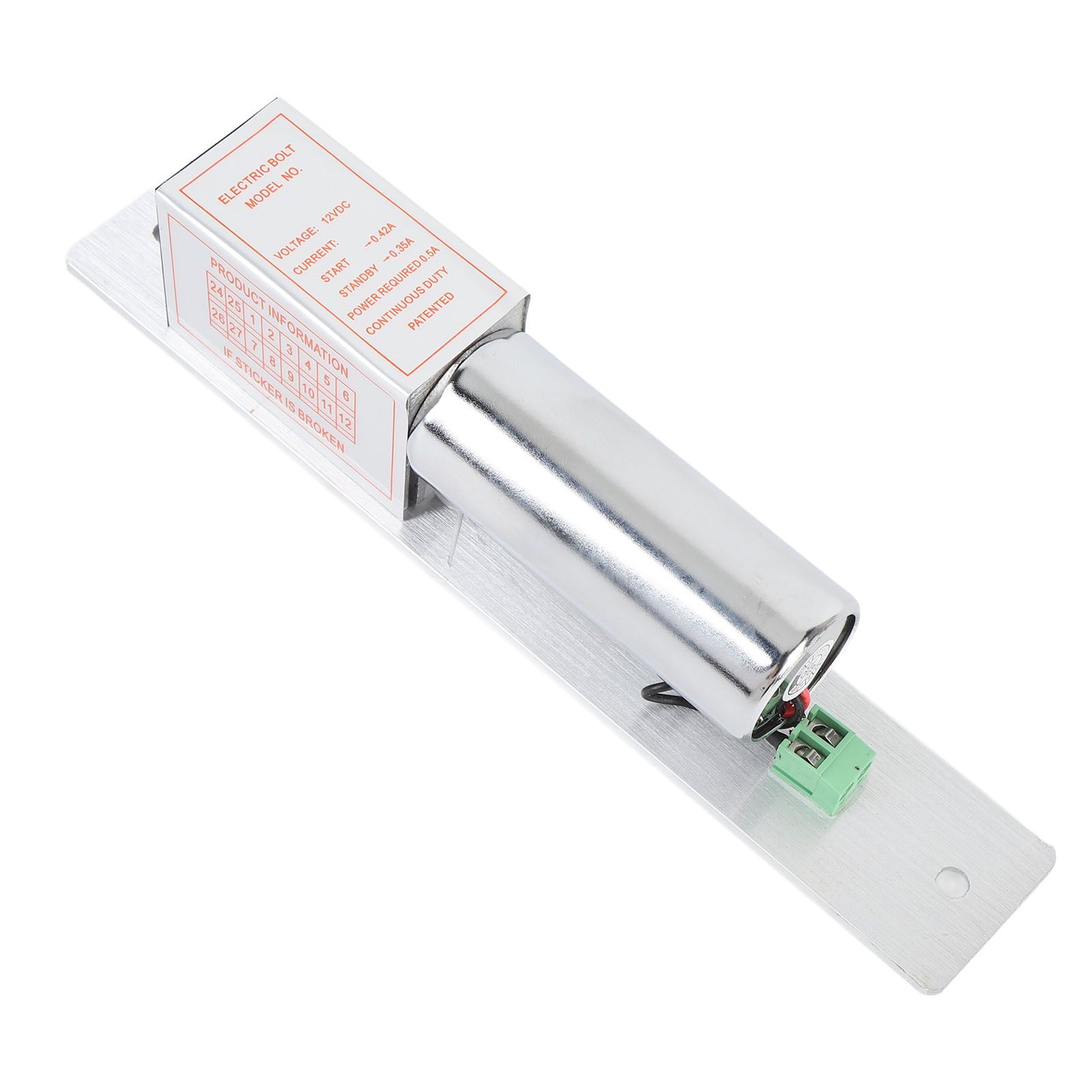 12V Electric Drop Bolt Lock Aluminum Stainless Steel Magnetic Self Locking view 10