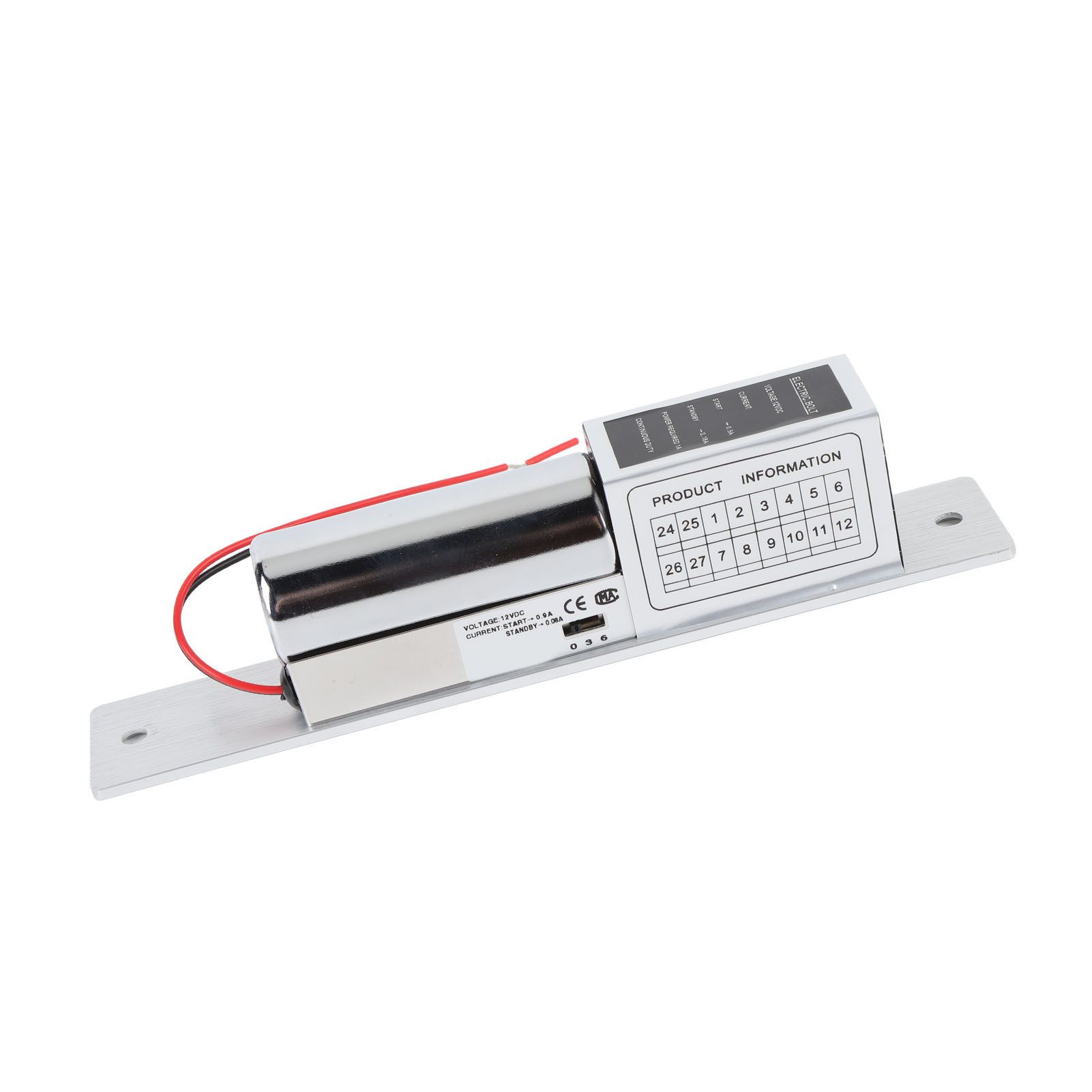 Electric Bolt Lock 12V Stainless Steel Aluminum Alloy Magnetic Electric Door view 4