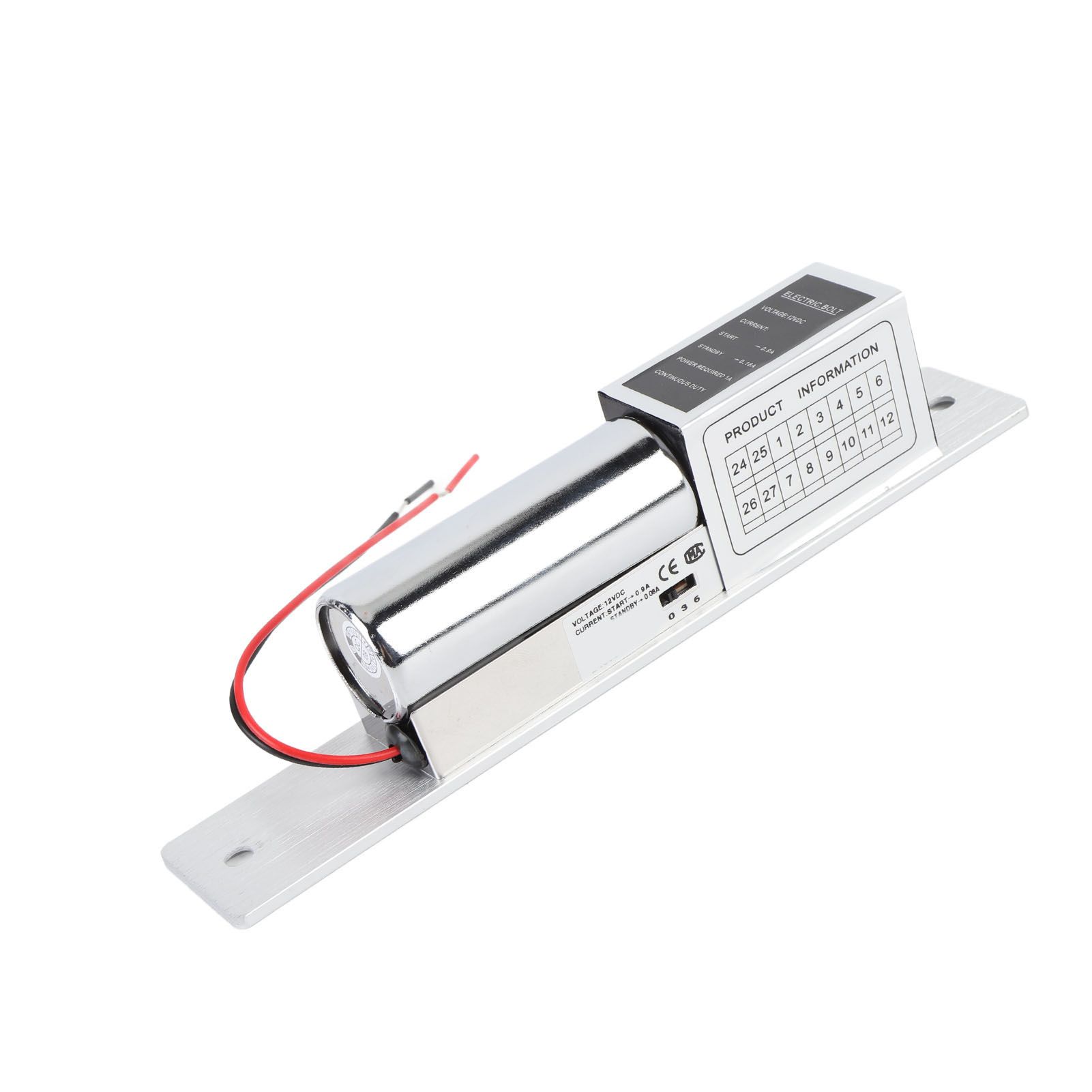 Electric Bolt Lock 12V Stainless Steel Aluminum Alloy Magnetic Electric Door view 6