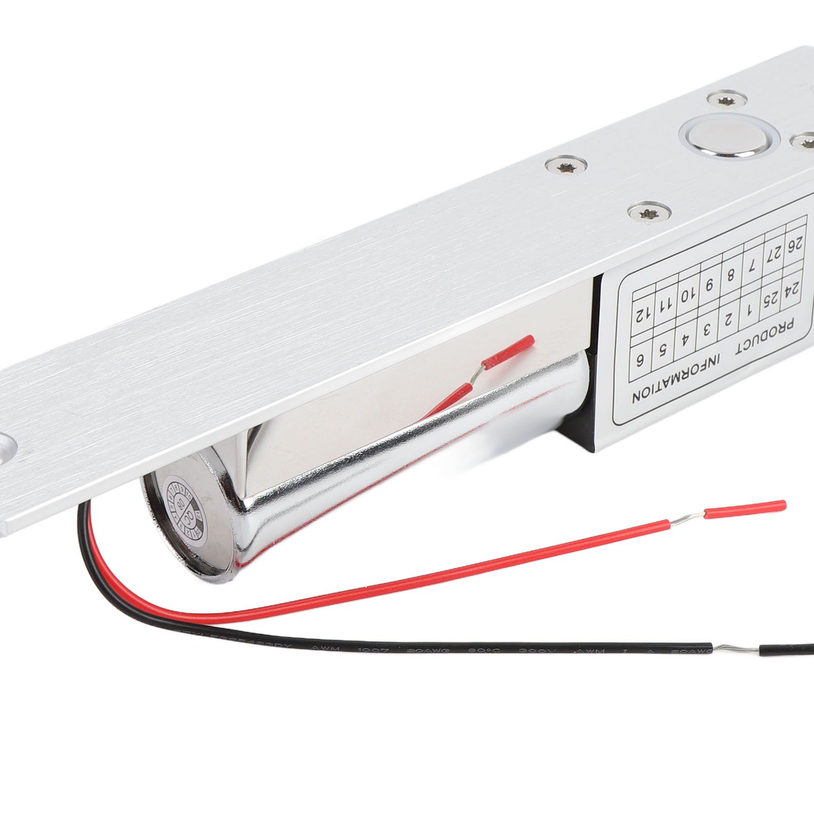 Electric Bolt Lock 12V Stainless Steel Aluminum Alloy Magnetic Electric Door view 7