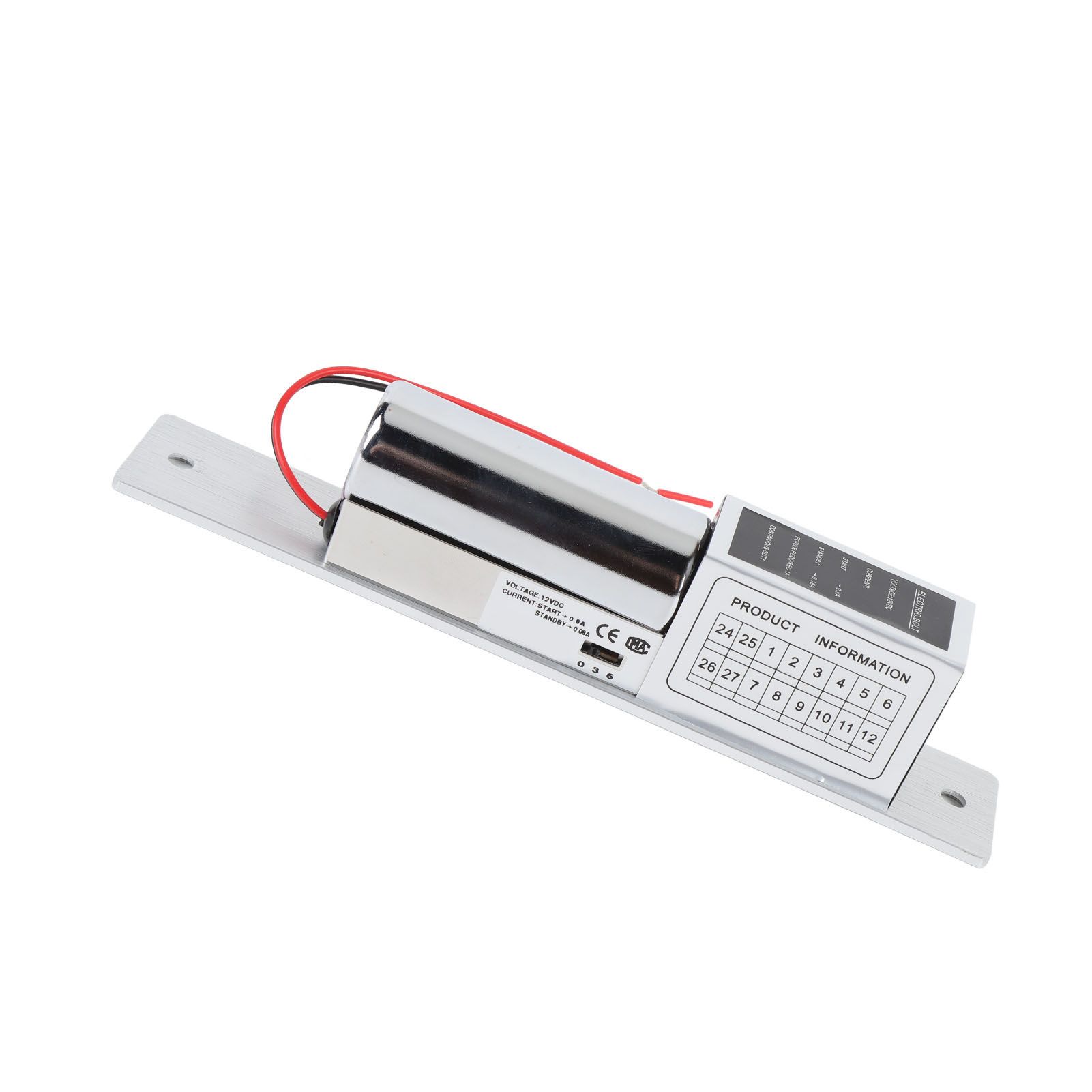 Electric Bolt Lock 12V Stainless Steel Aluminum Alloy Magnetic Electric Door view 8