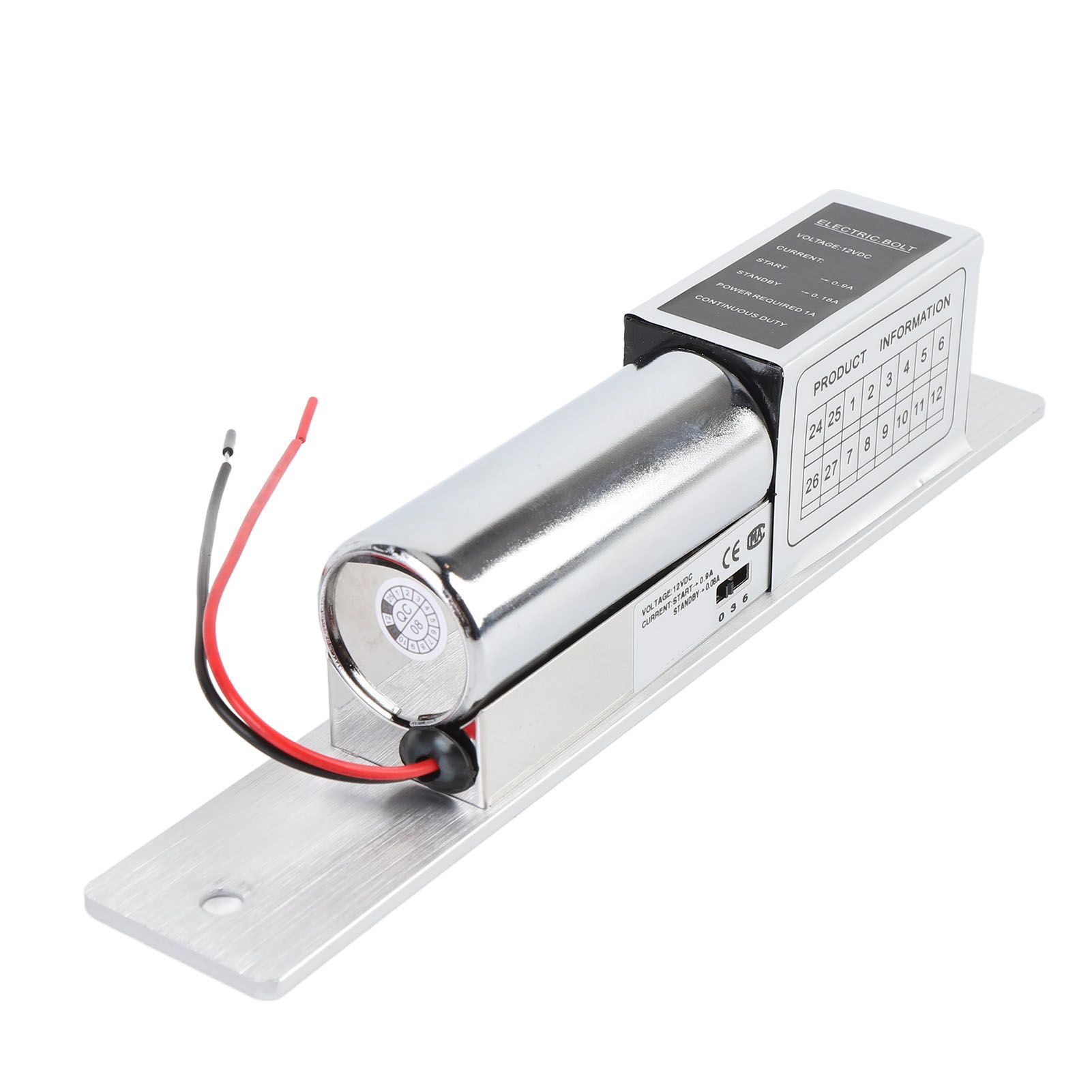 Electric Bolt Lock 12V Stainless Steel Aluminum Alloy Magnetic Electric Door view 10