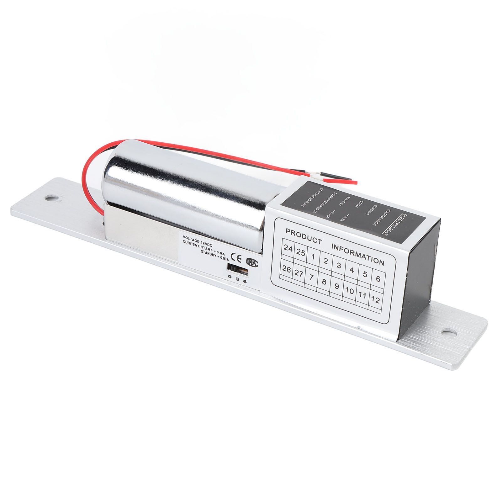 Electric Bolt Lock 12V Stainless Steel Aluminum Alloy Magnetic Electric Door view 11