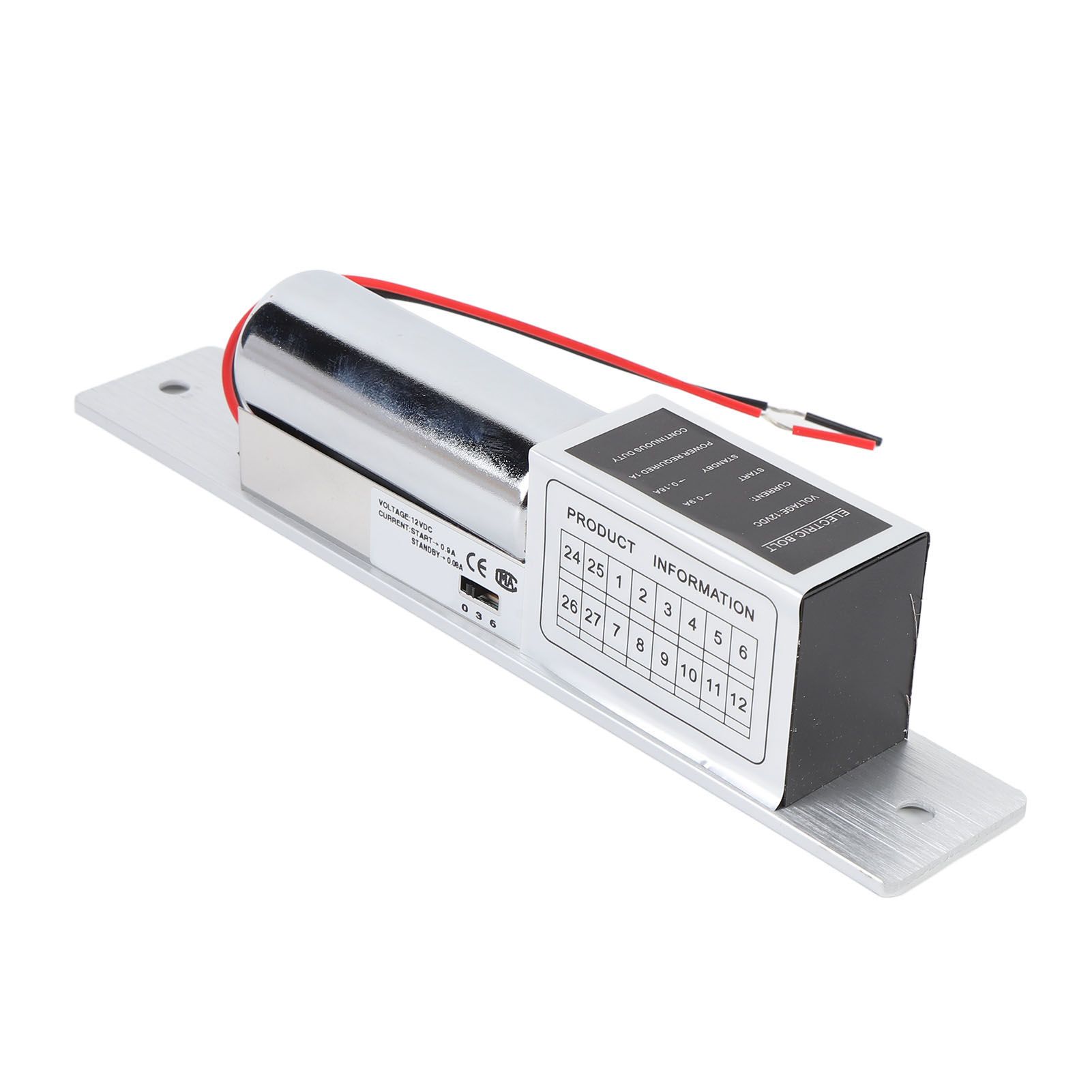 Electric Bolt Lock 12V Stainless Steel Aluminum Alloy Magnetic Electric Door view 12