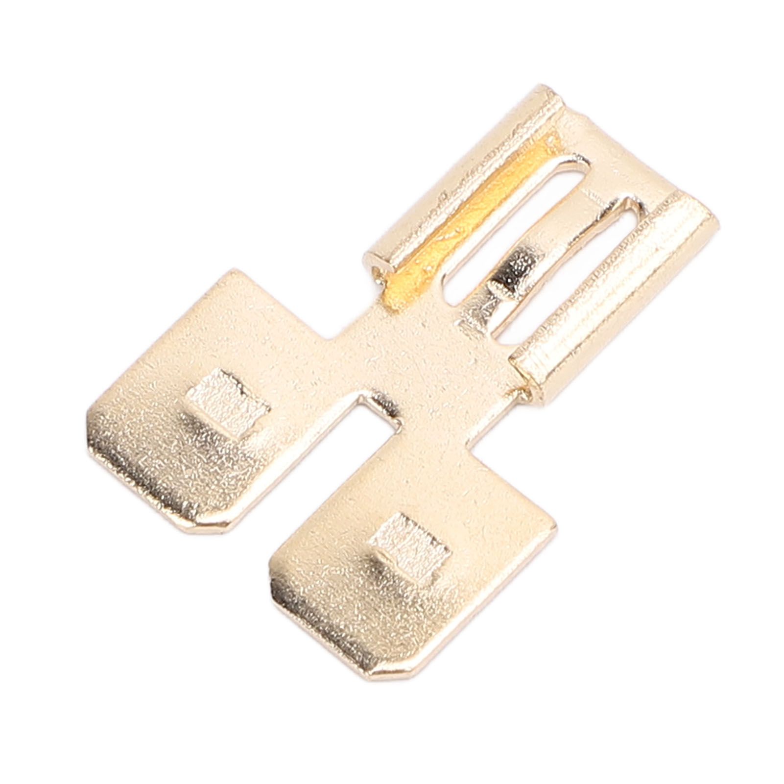 Double Piggyback Spade Connector Set Quick Disconnect Non Insulated Car view 2