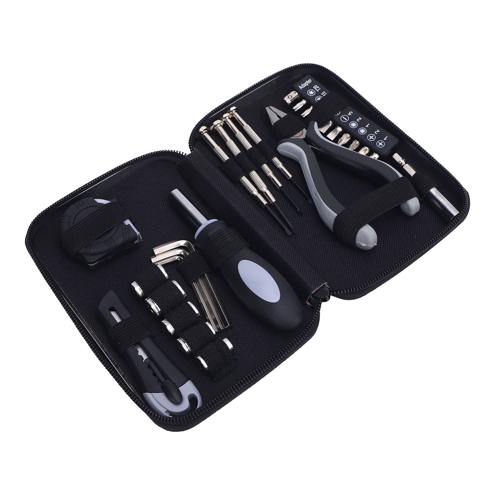 Mini Tool Set Household Repair Tool Kit Needle Nose Pliers Tape Measure Hex view 5