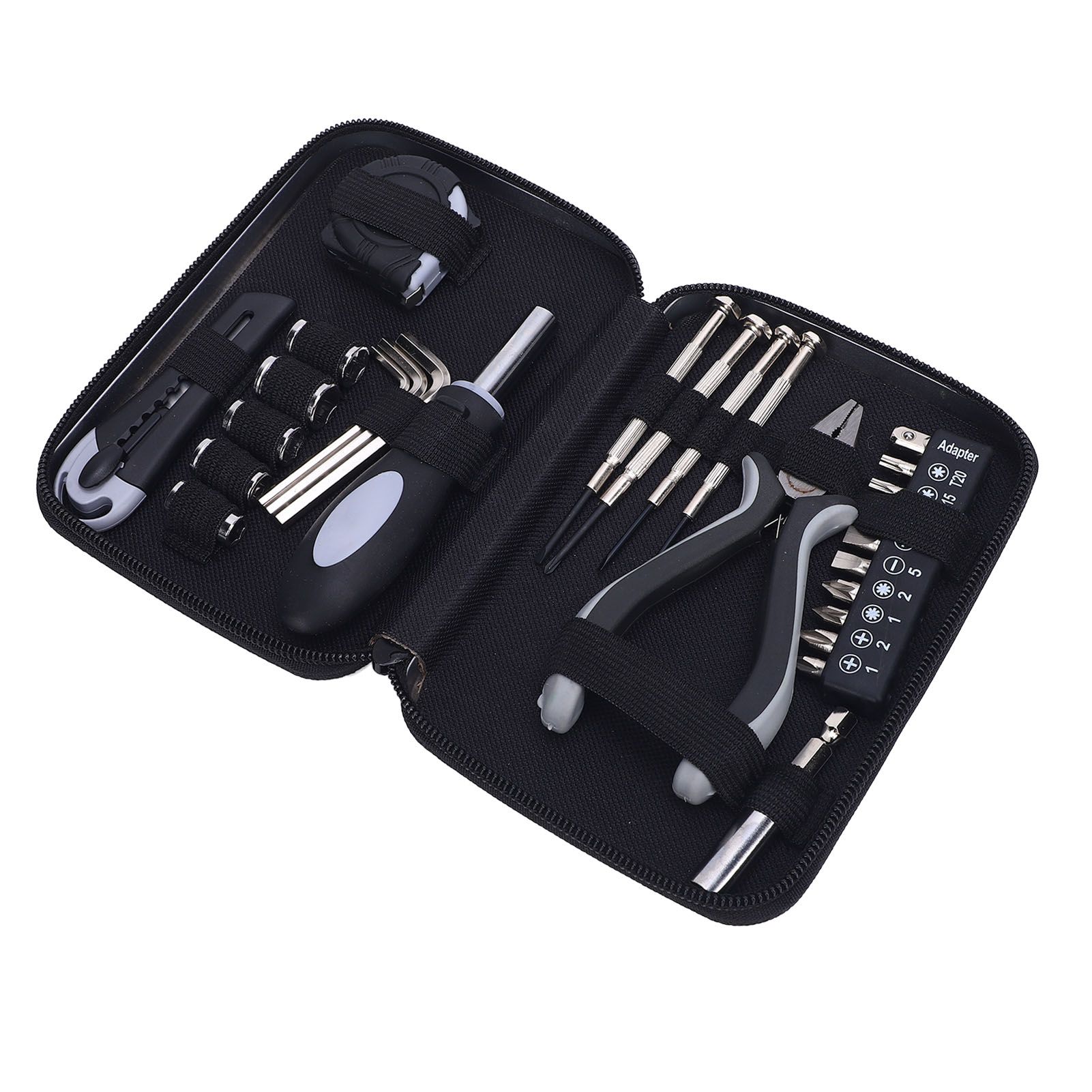 Mini Tool Set Household Repair Tool Kit Needle Nose Pliers Tape Measure Hex view 8