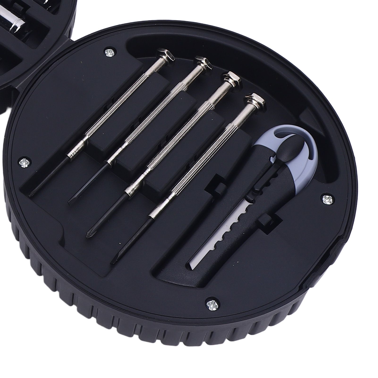 20Pcs Tire Shaped Tool Set with Storage Box Carbon Steel Multifuncitonal Tire view 5