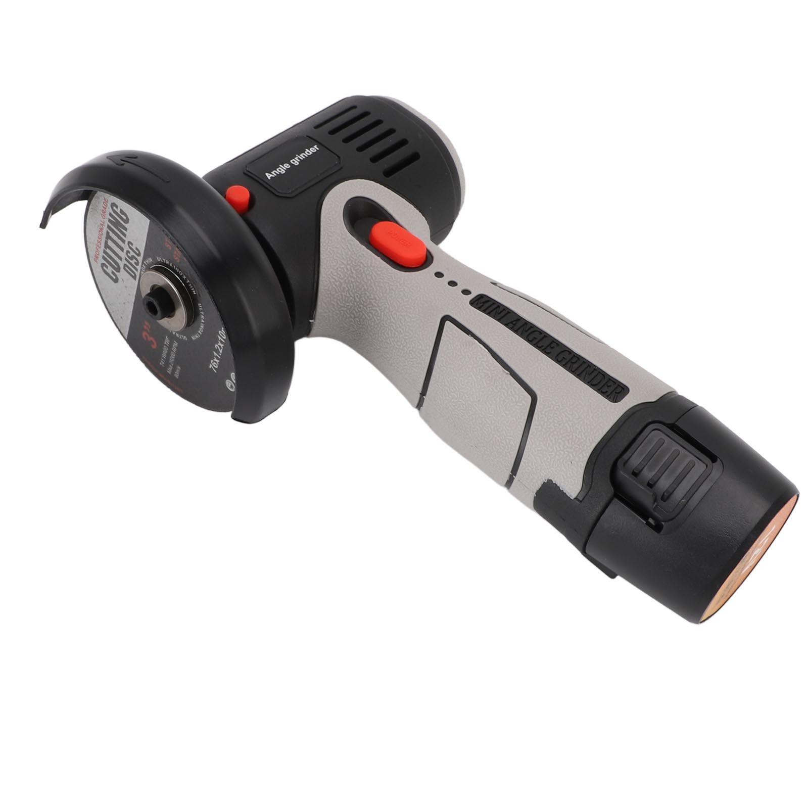 Cordless Angle Grinder with 2pcs 12V 1500mAh Batteries 19500rpm Electric Angle view 6