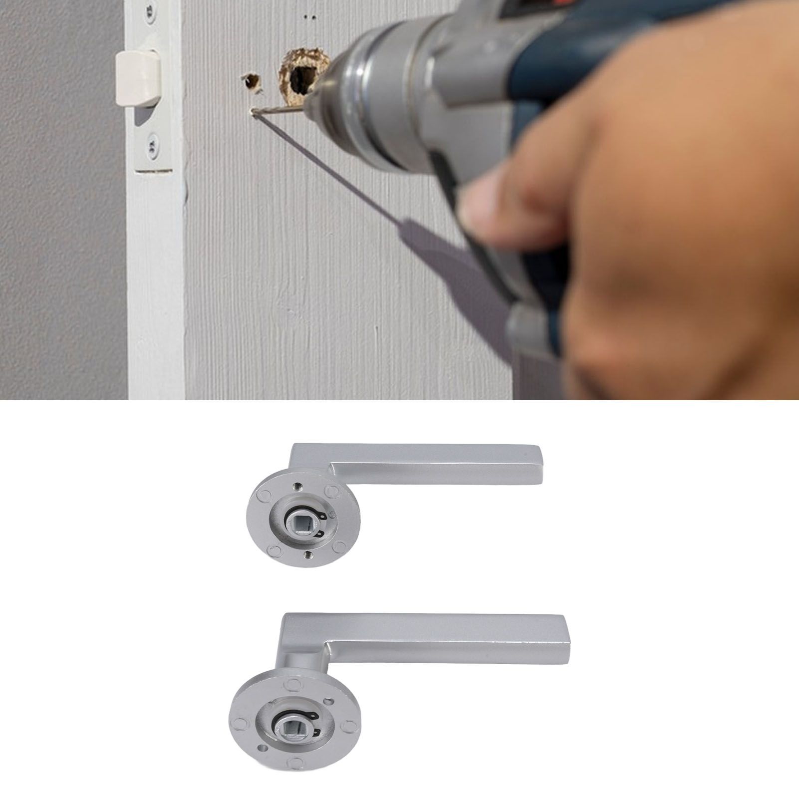 Keyed Entry Lock Keyed Lever Door Handle Entry Door Handle with Lock and Key view 11
