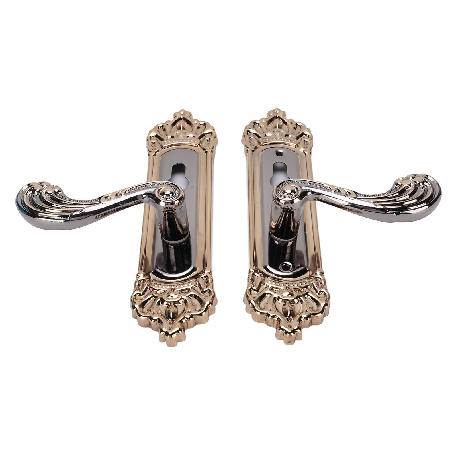 Door Handle Lock Set Aluminum Alloy European Style Universal Quiet Gate Lock view 7