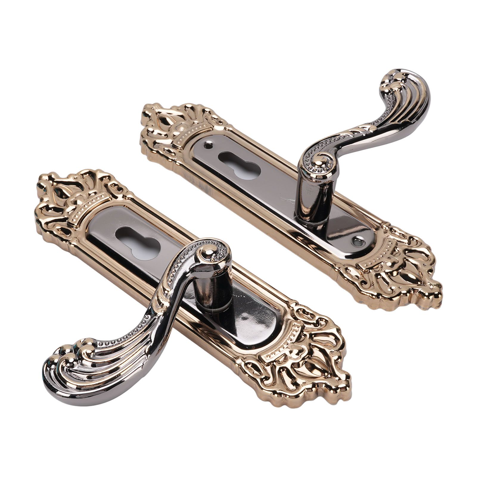 Door Handle Lock Set Aluminum Alloy European Style Universal Quiet Gate Lock view 8