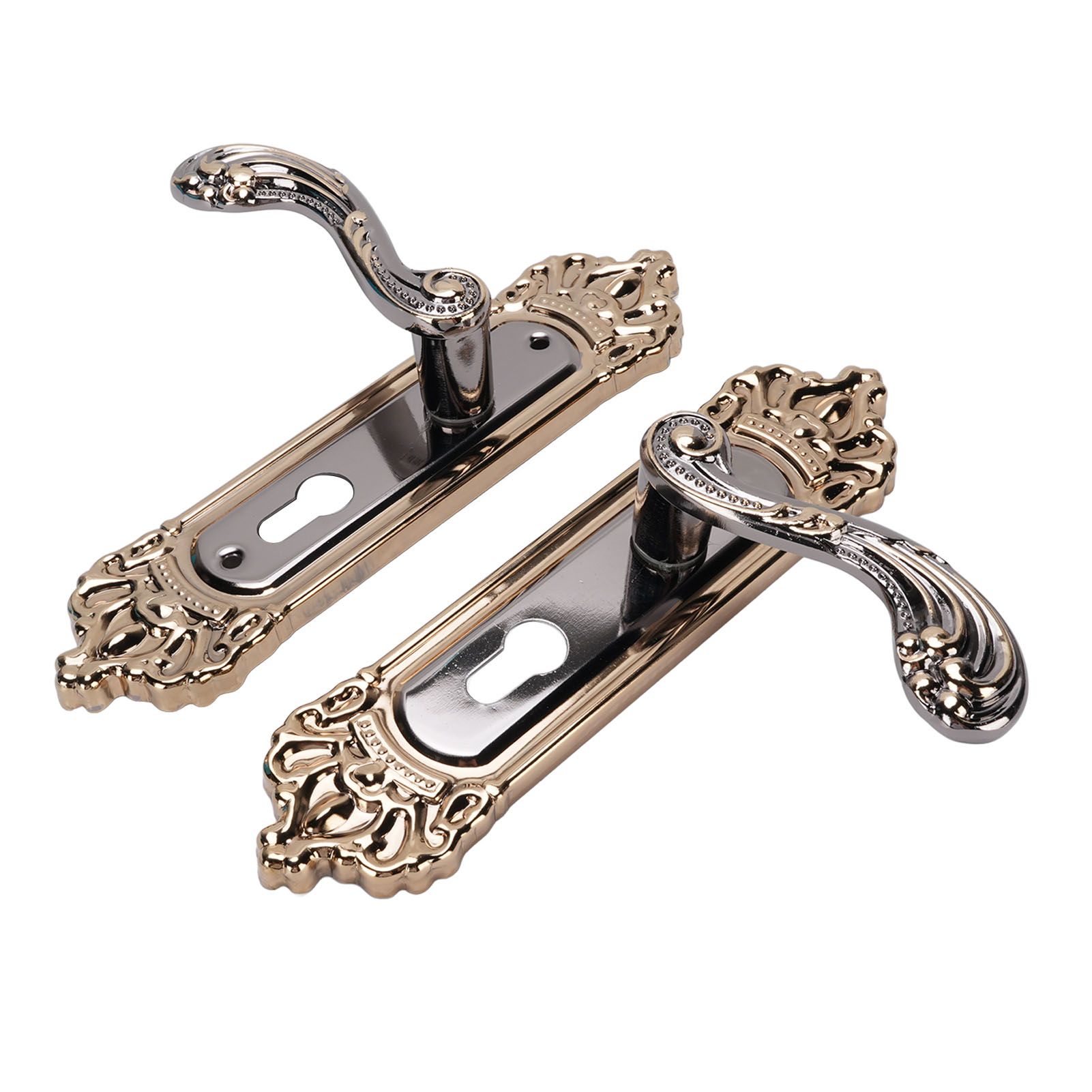 Door Handle Lock Set Aluminum Alloy European Style Universal Quiet Gate Lock view 10