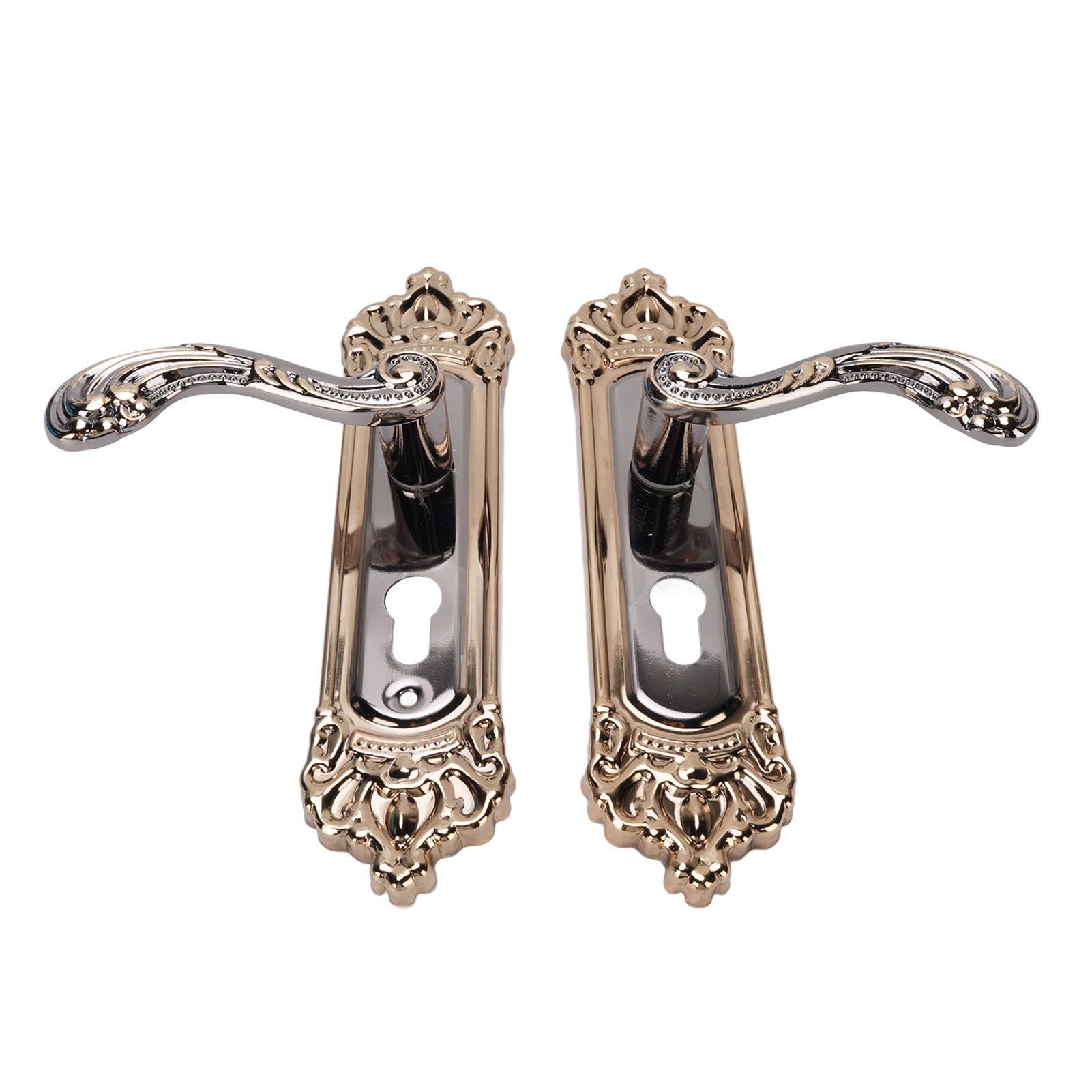 Door Handle Lock Set Aluminum Alloy European Style Universal Quiet Gate Lock view 11