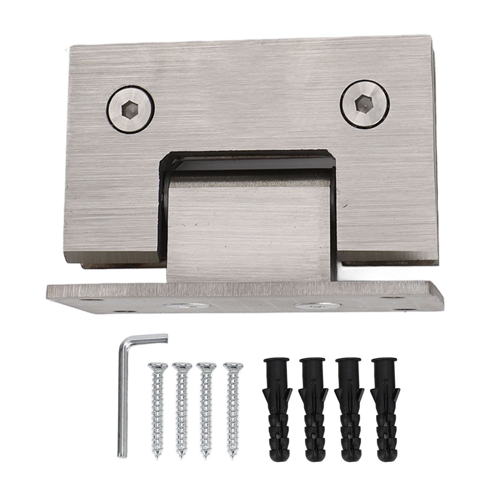 Glass Shower Door Hinges 90 Degree Heavy Duty Stainless Steel Cabinet Wall to view 3