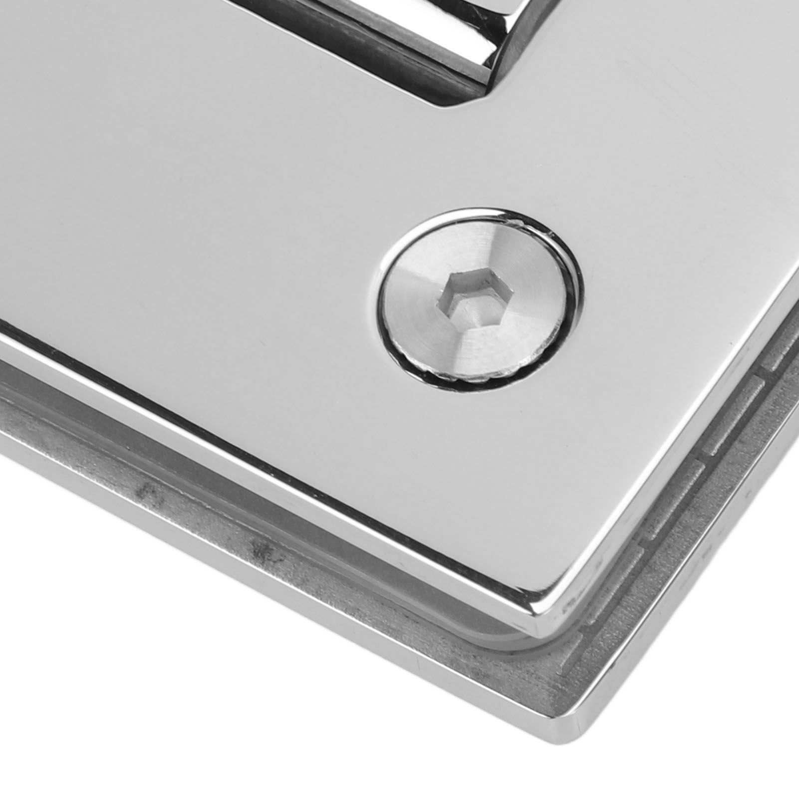 Bathroom Glass Door Hinge 90 Degree Stainless Steel Frameless Glass Door Hinge view 2