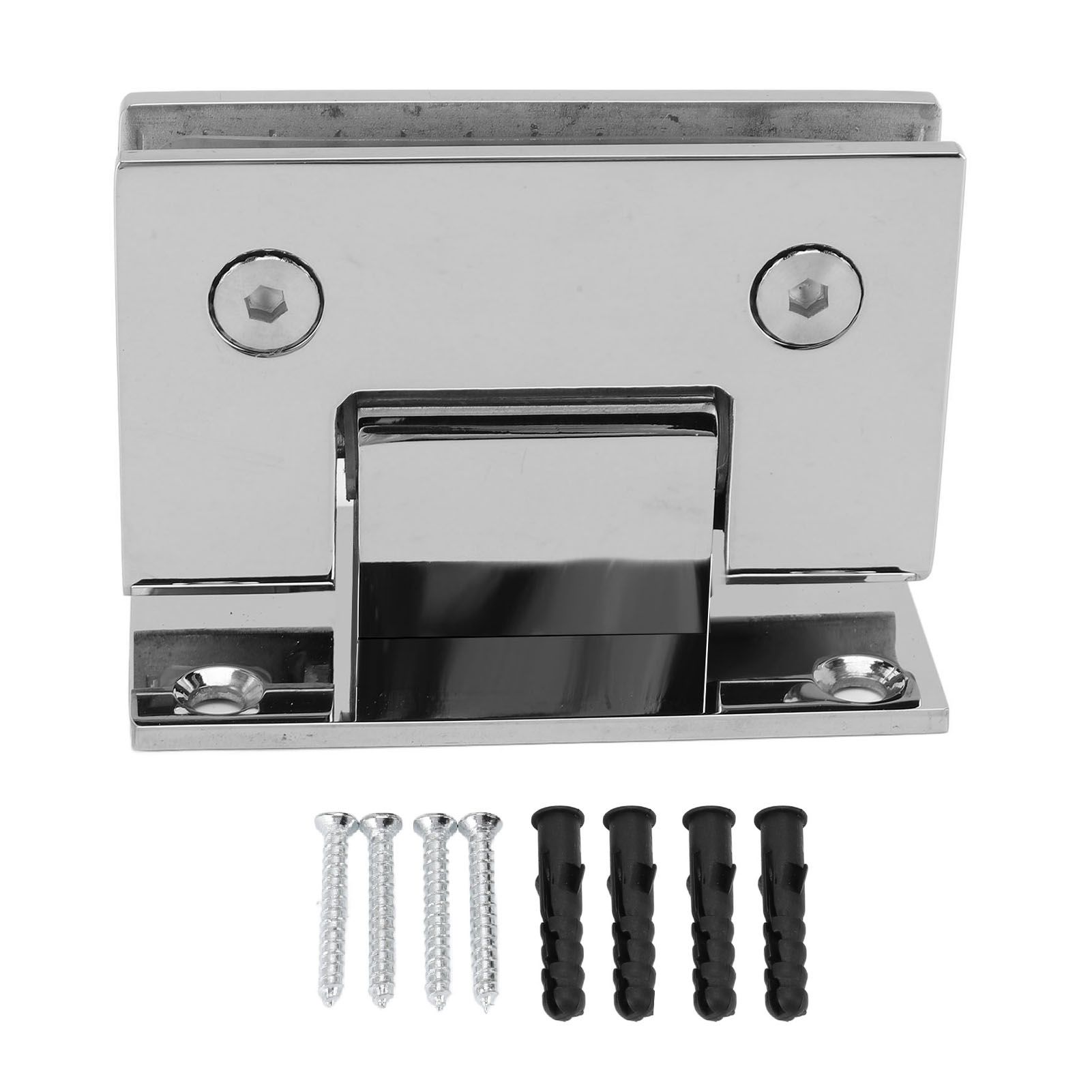 Bathroom Glass Door Hinge 90 Degree Stainless Steel Frameless Glass Door Hinge view 3